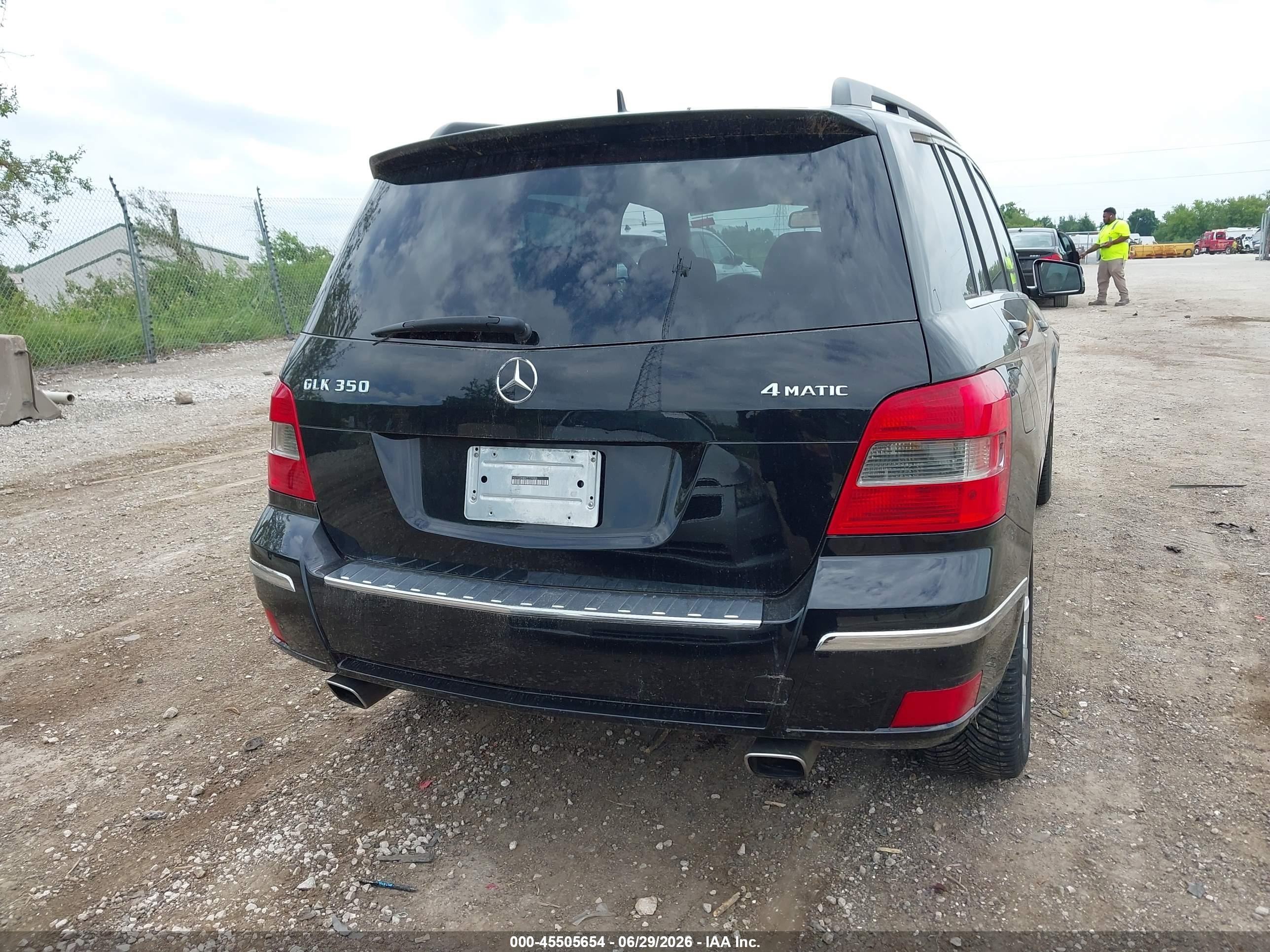 2012 Mercedes-benz Glk 350 4matic Black vin: WDCGG8HB5CF739083