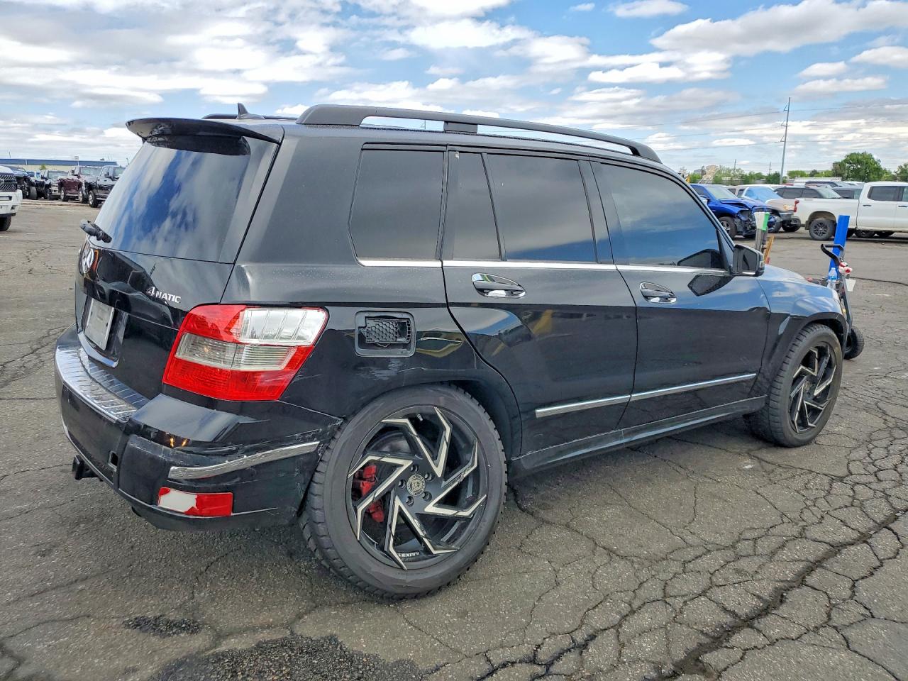 2012 Mercedes-benz Glk 350 4matic Black vin: WDCGG8HB5CF747457