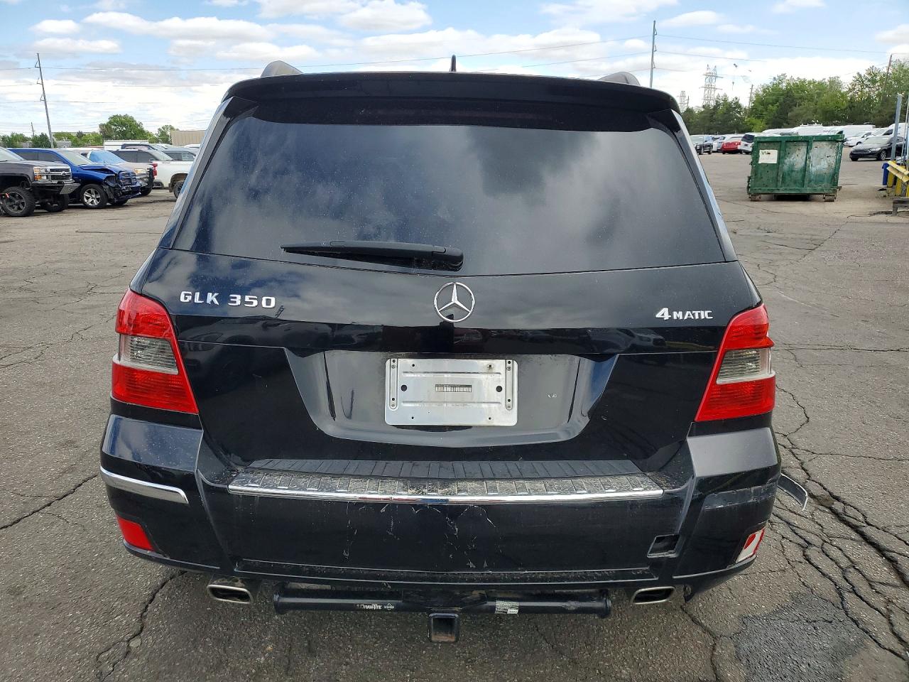2012 Mercedes-benz Glk 350 4matic Black vin: WDCGG8HB5CF747457