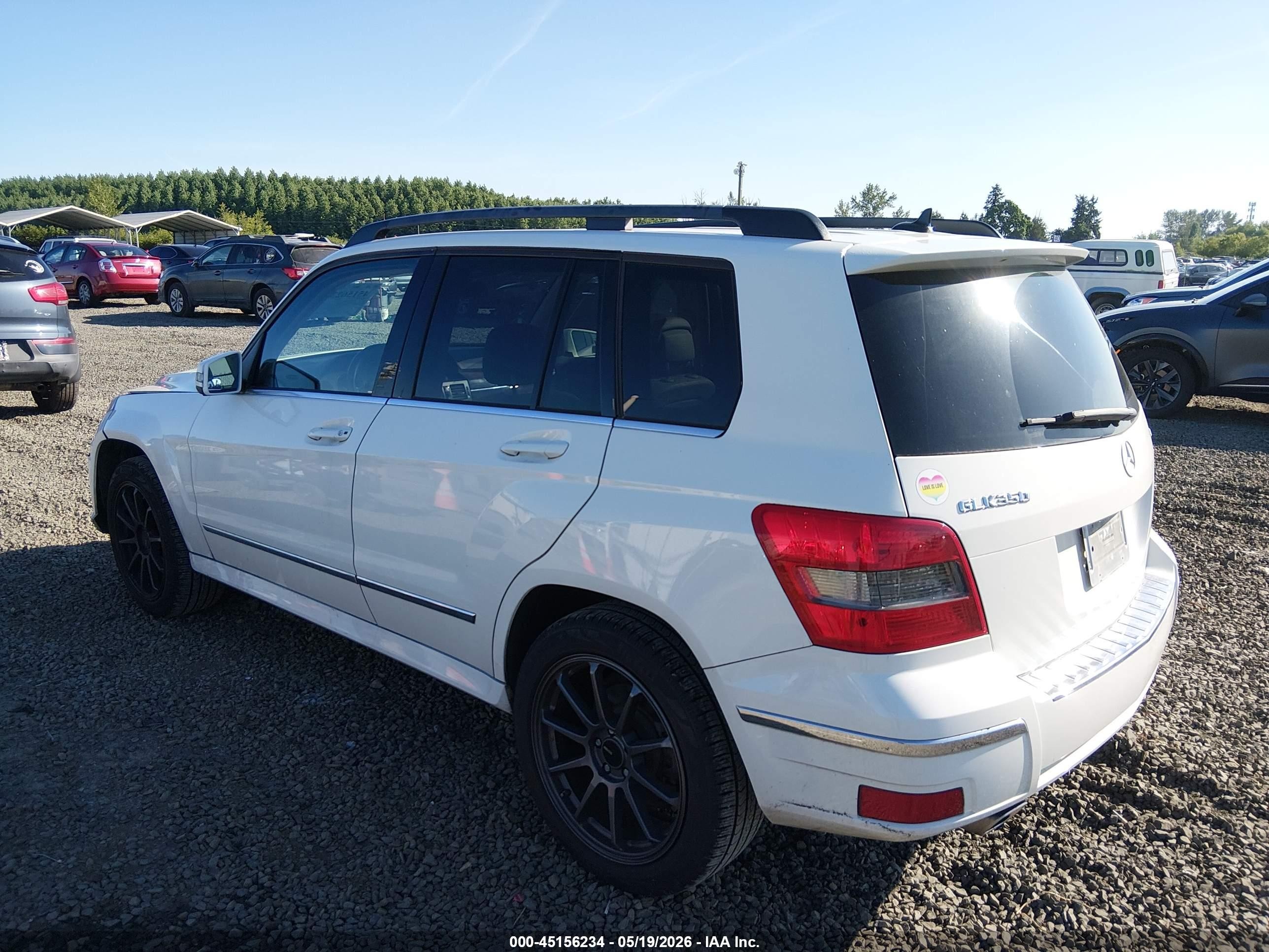 2012 Mercedes-benz Glk 350 4matic White vin: WDCGG8HB5CF843184