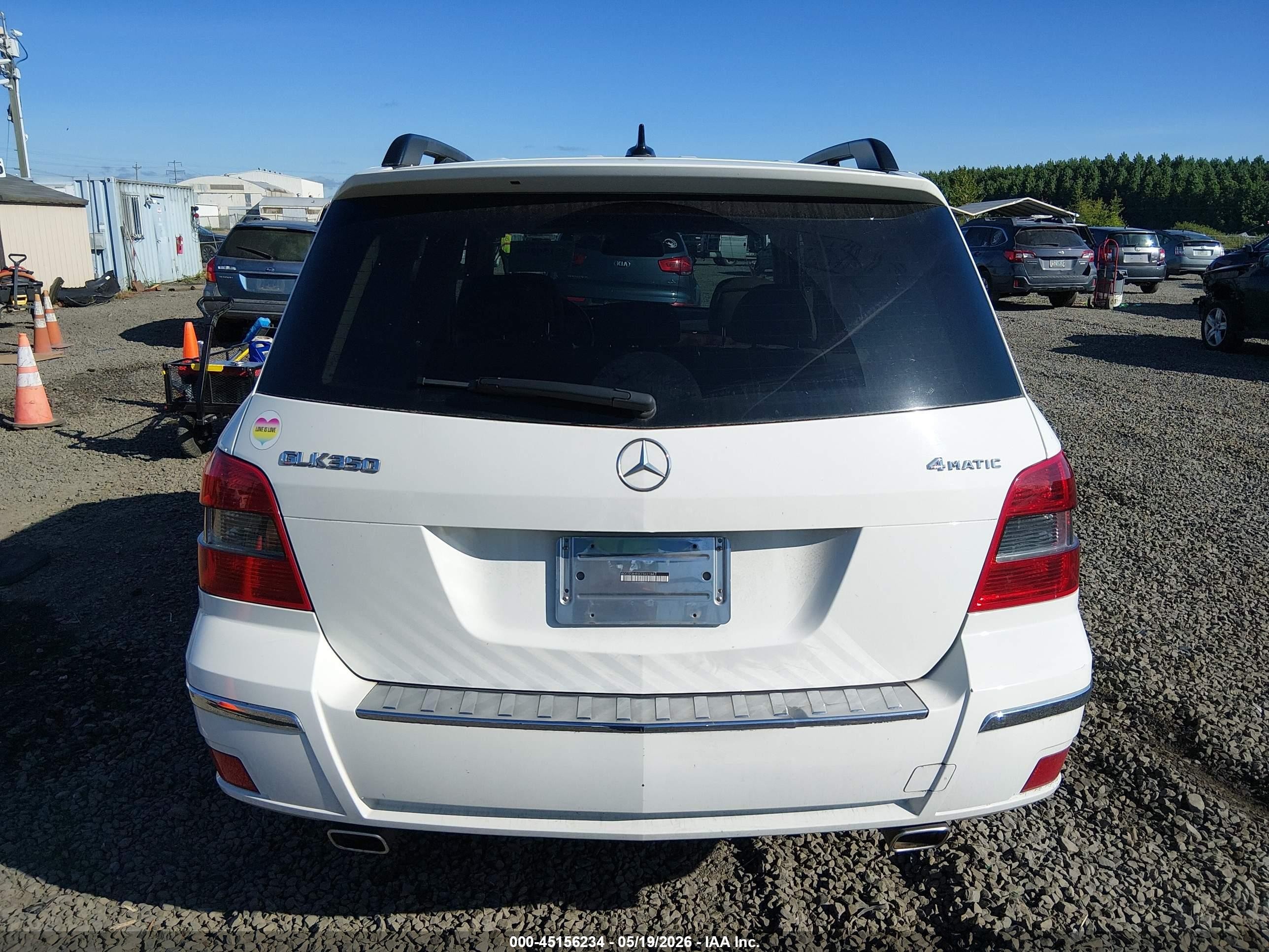 2012 Mercedes-benz Glk 350 4matic White vin: WDCGG8HB5CF843184