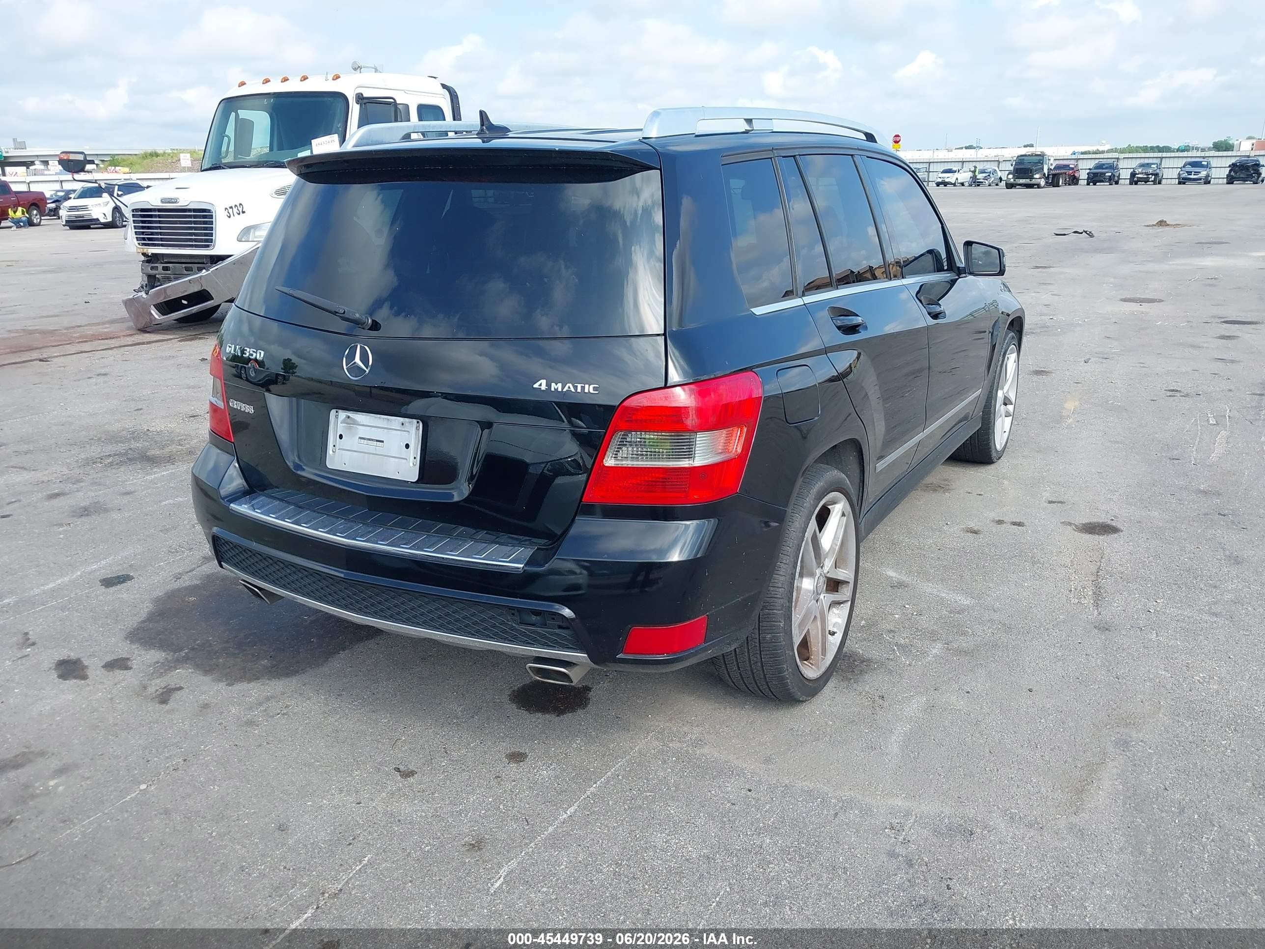 2012 Mercedes-benz Glk 350 4matic Black vin: WDCGG8HB5CF843864