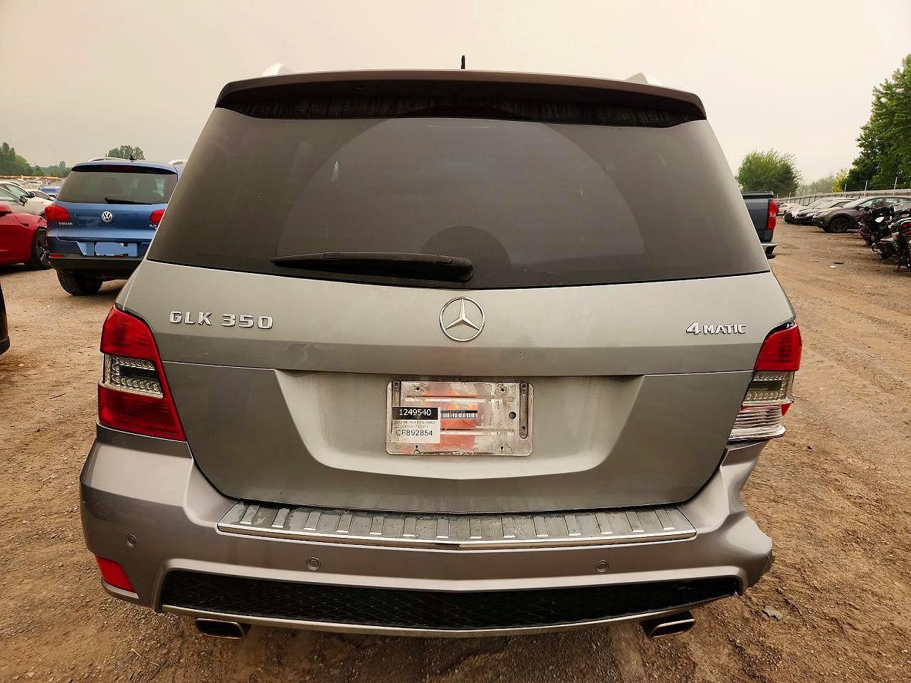 2012 Mercedes-benz Glk 350 4matic Gray vin: WDCGG8HB5CF892854
