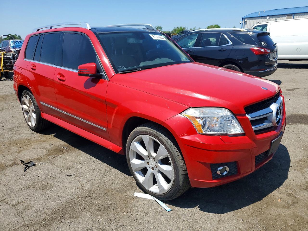 2010 Mercedes-benz Glk 350 4matic Красный vin: WDCGG8HB6AF256716