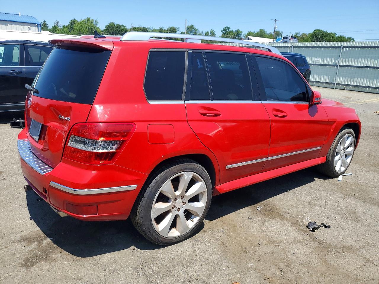 2010 Mercedes-benz Glk 350 4matic Красный vin: WDCGG8HB6AF256716