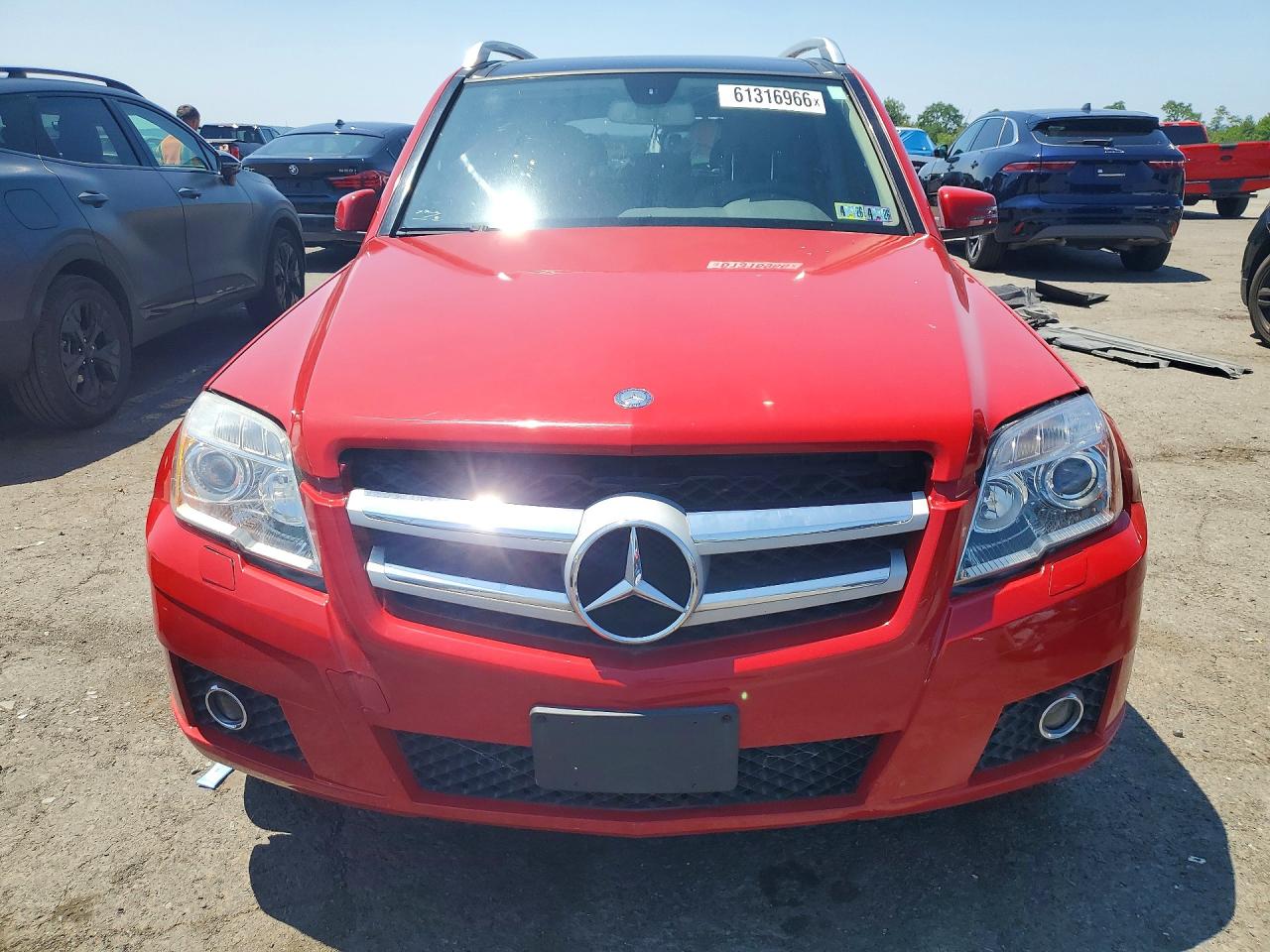 2010 Mercedes-benz Glk 350 4matic Красный vin: WDCGG8HB6AF256716