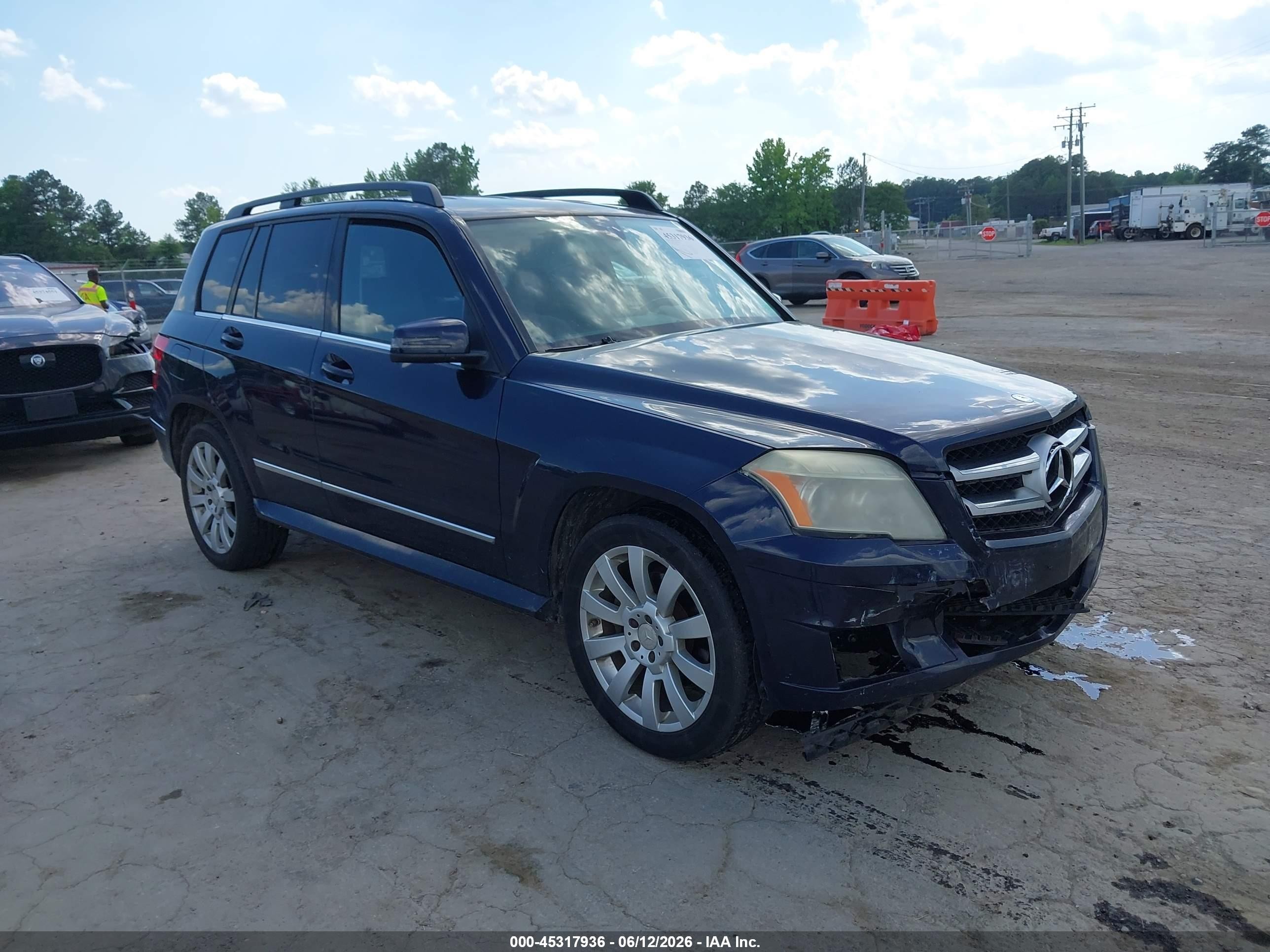 2010 Mercedes-benz Glk 350 4matic Blue vin: WDCGG8HB6AF309611