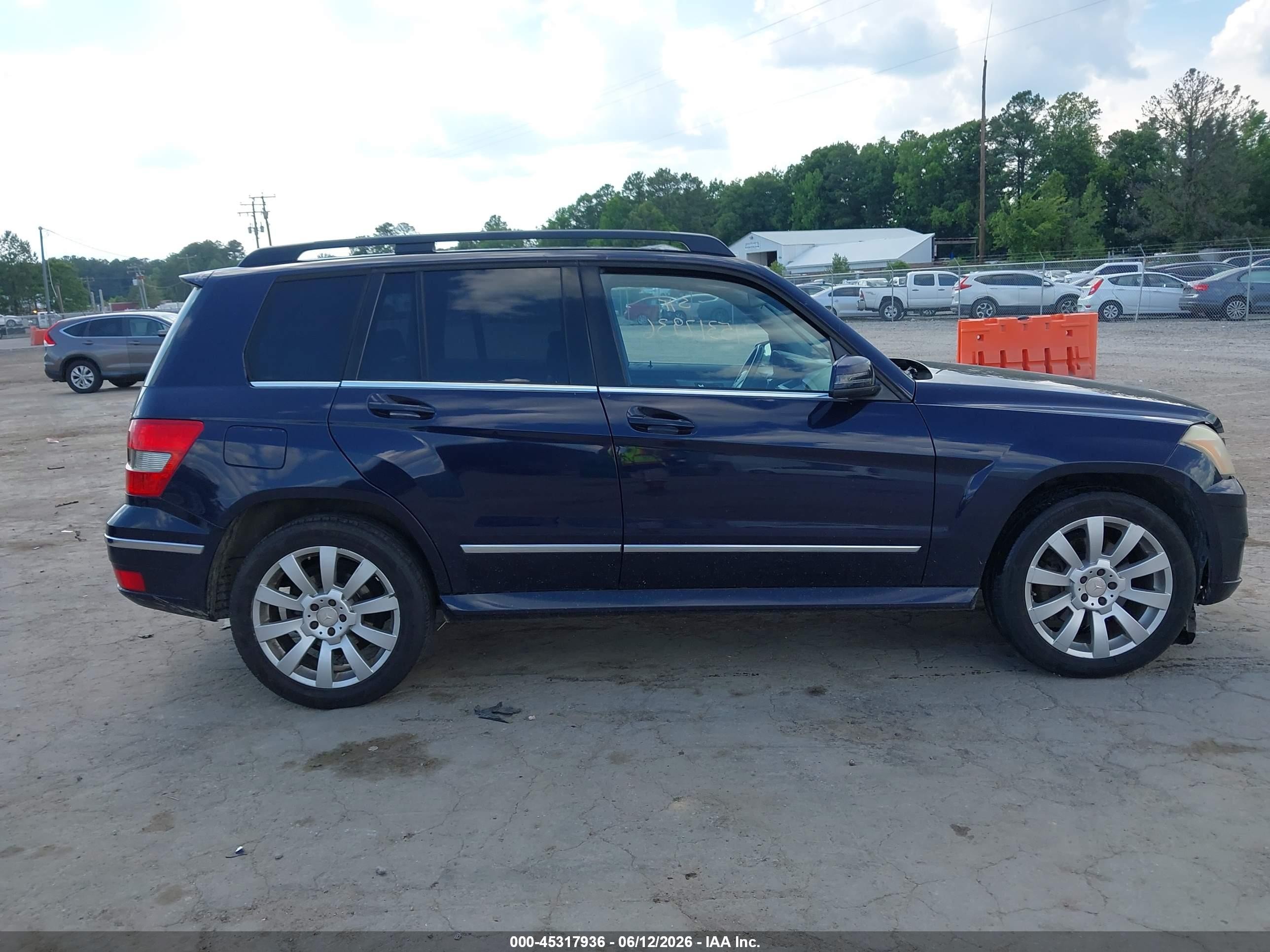 2010 Mercedes-benz Glk 350 4matic Blue vin: WDCGG8HB6AF309611