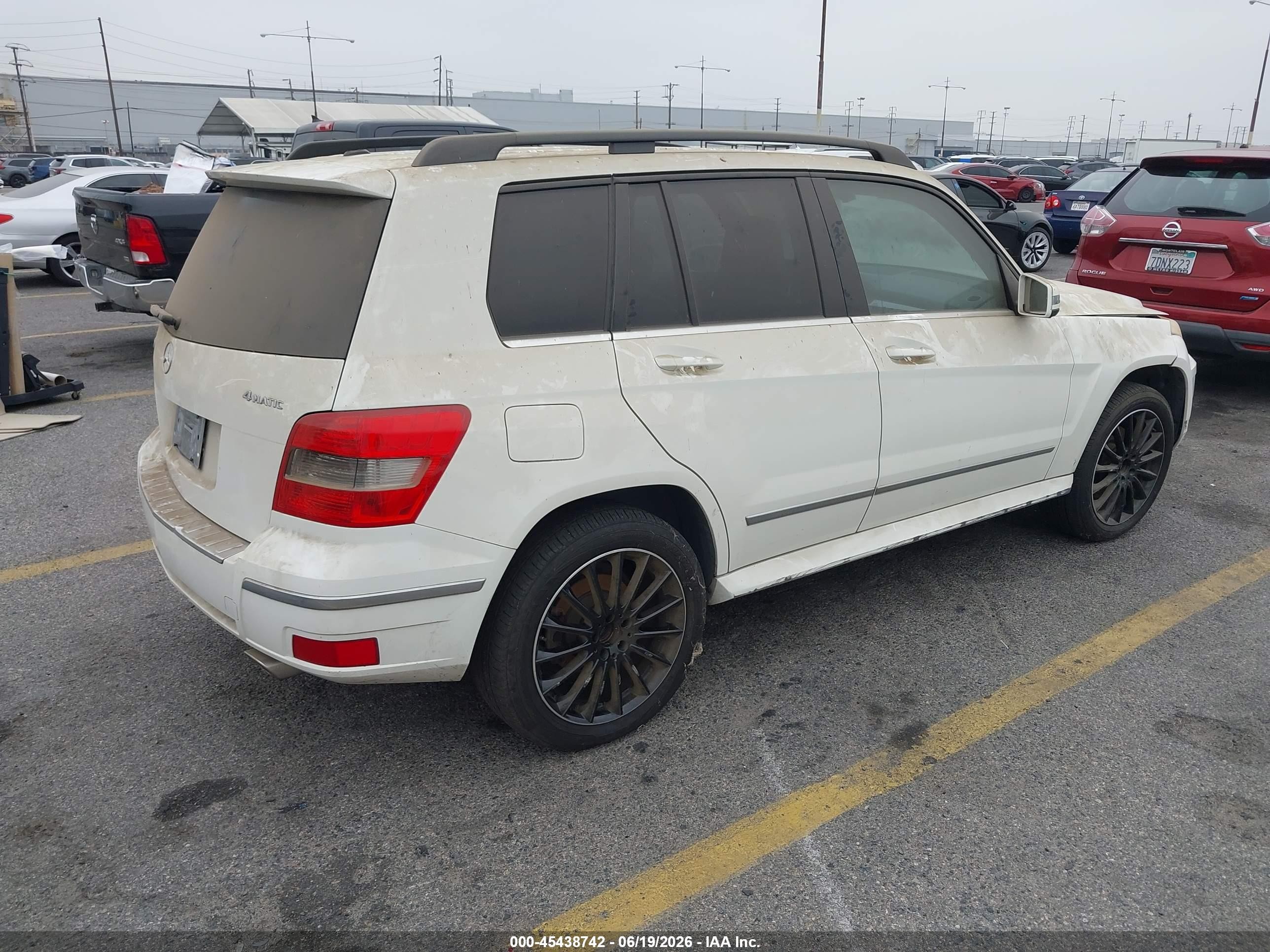2010 Mercedes-benz Glk 350 4matic White vin: WDCGG8HB6AF327851