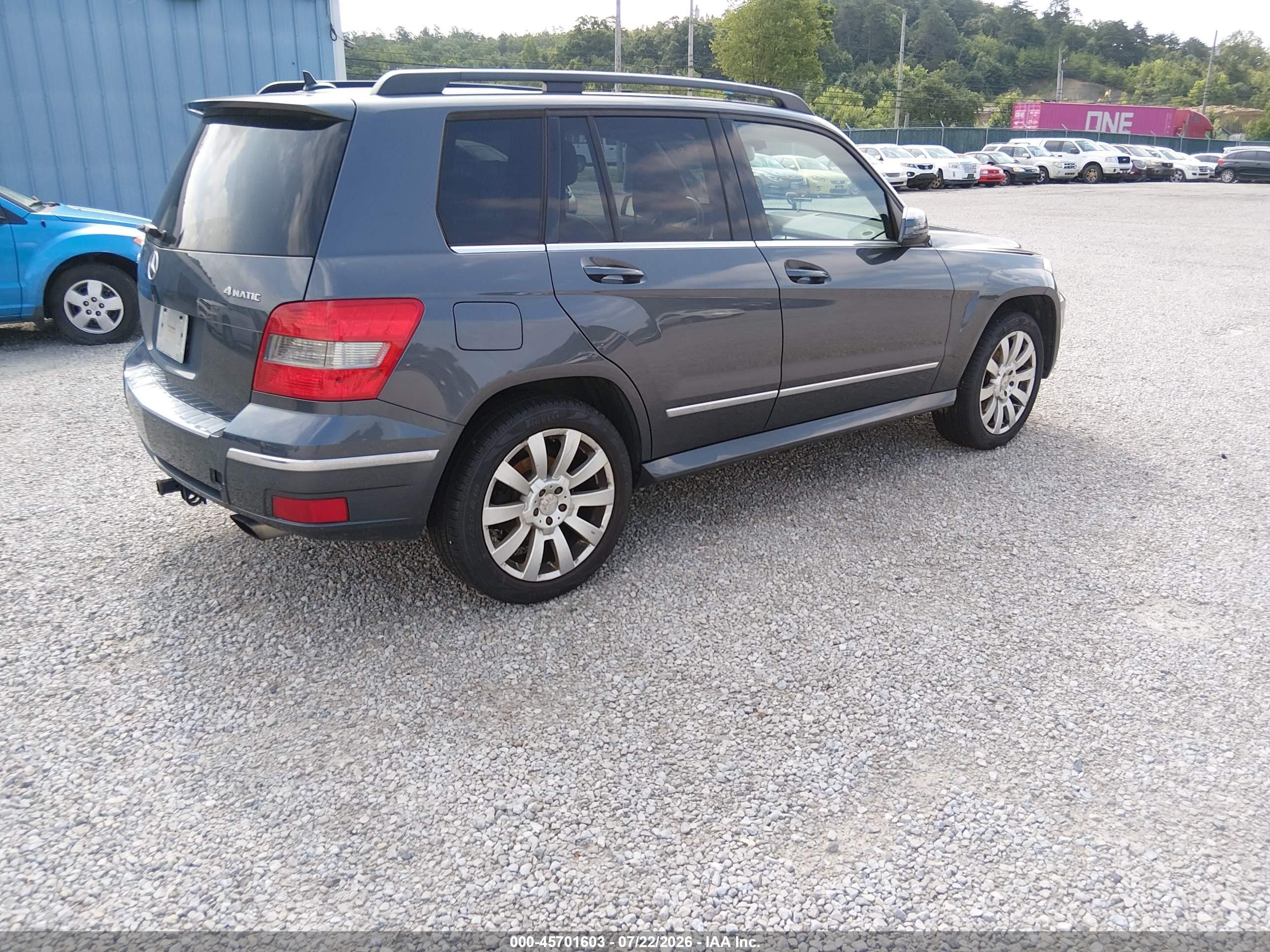 2010 Mercedes-benz Glk 350 4matic Gray vin: WDCGG8HB6AF332340