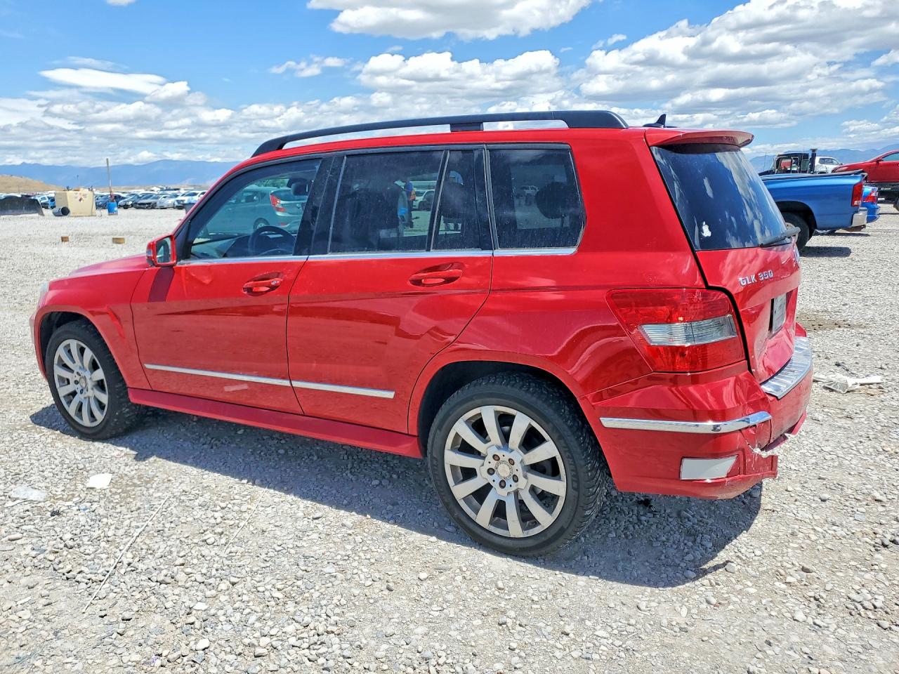 2010 Mercedes-benz Glk 350 4matic Red vin: WDCGG8HB6AF350515