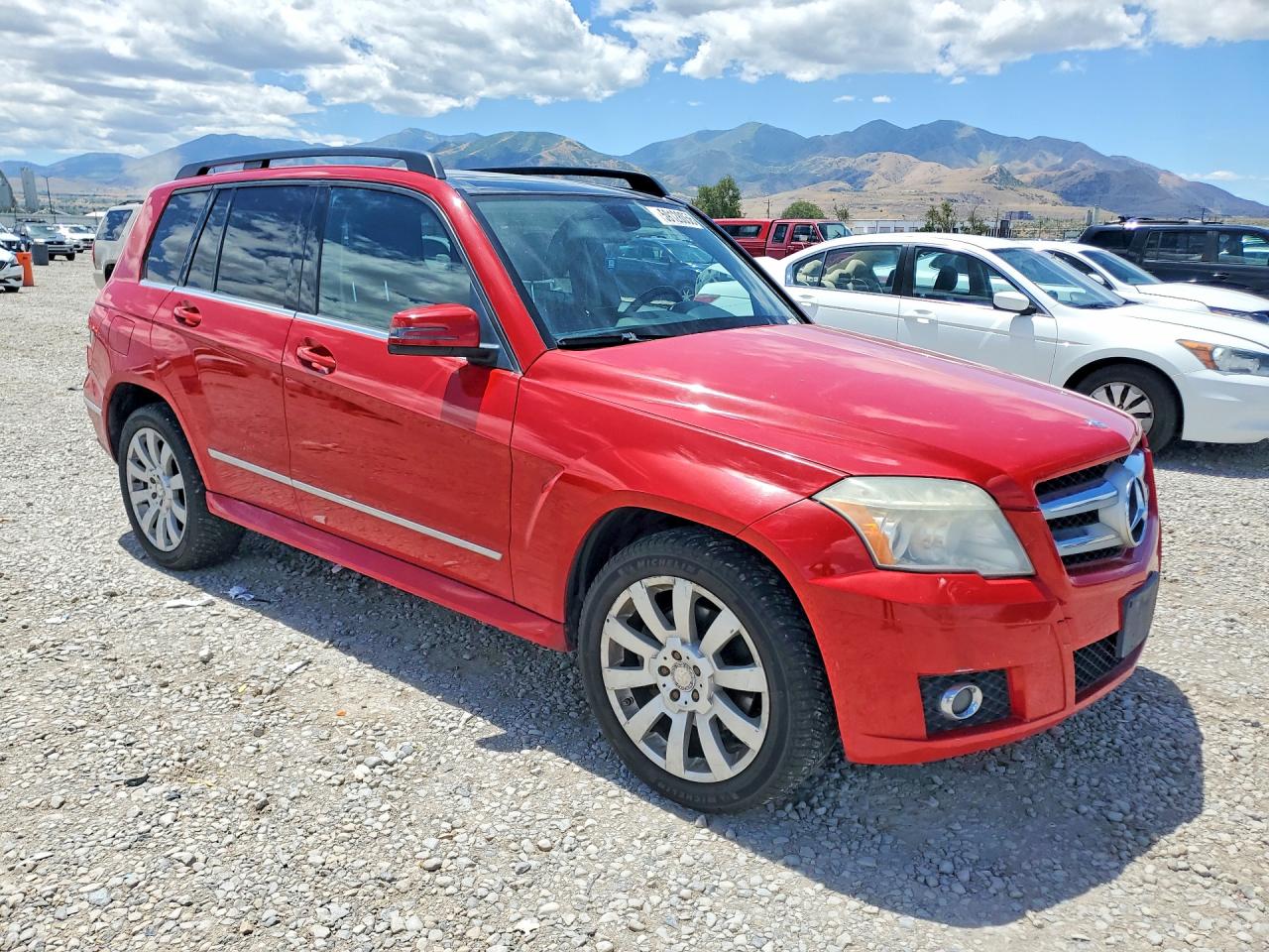 2010 Mercedes-benz Glk 350 4matic Red vin: WDCGG8HB6AF350515