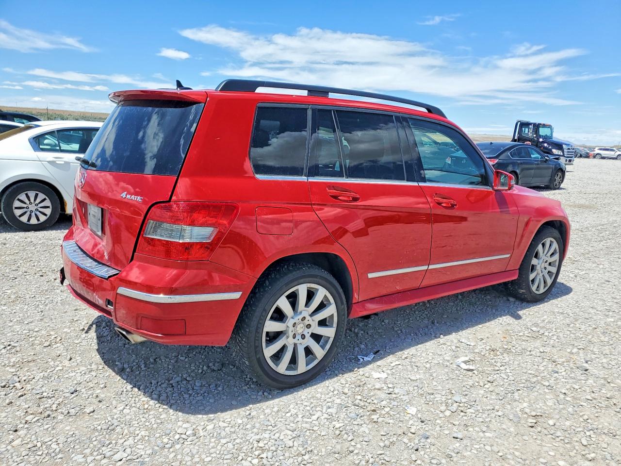 2010 Mercedes-benz Glk 350 4matic Red vin: WDCGG8HB6AF350515