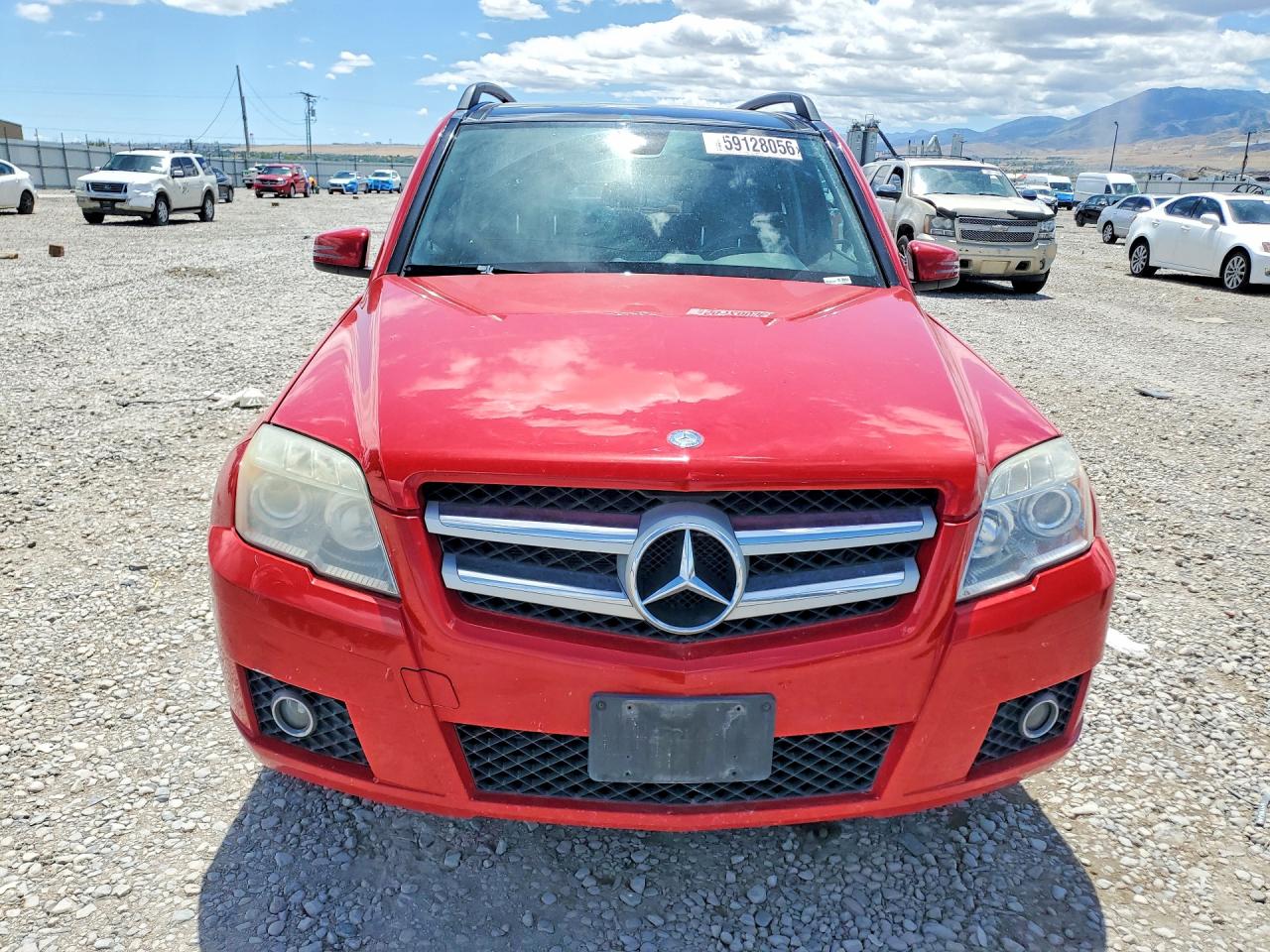 2010 Mercedes-benz Glk 350 4matic Red vin: WDCGG8HB6AF350515