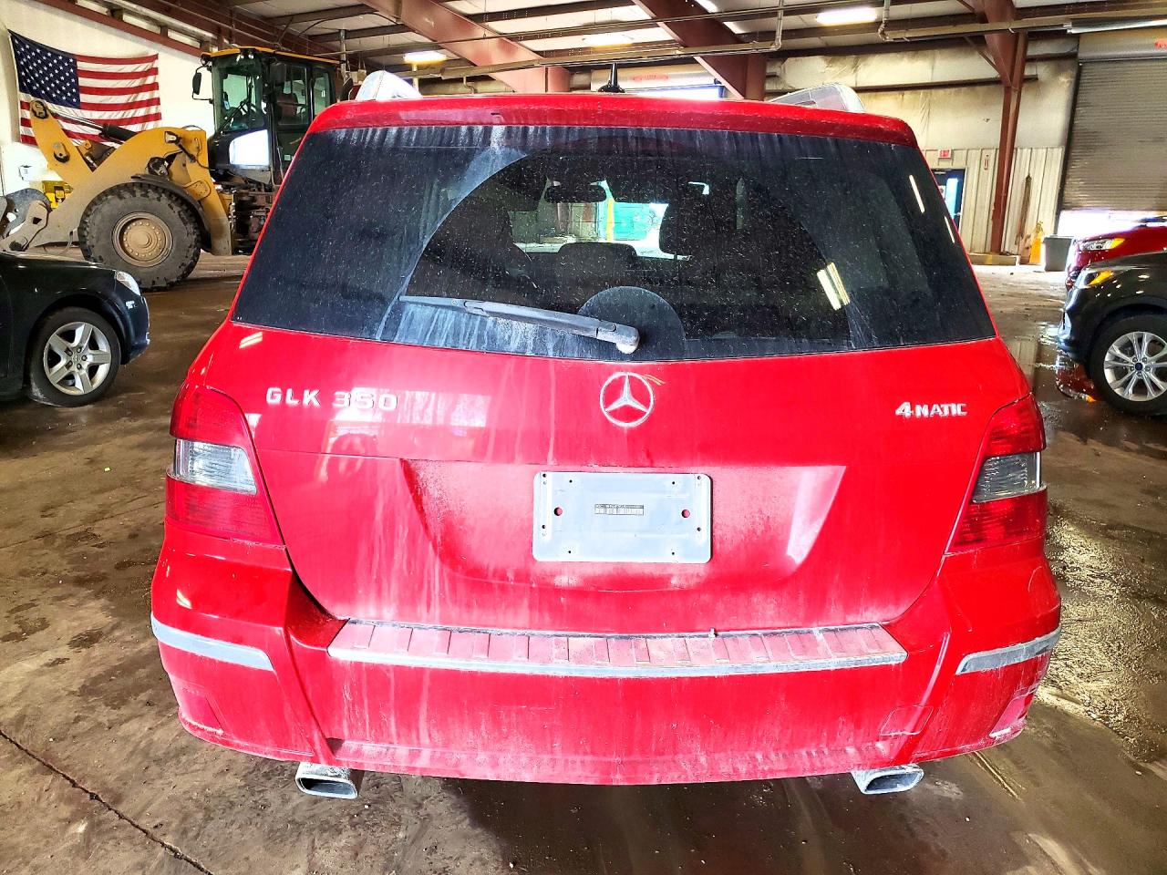 2010 Mercedes-benz Glk 350 4matic Red vin: WDCGG8HB6AF352801