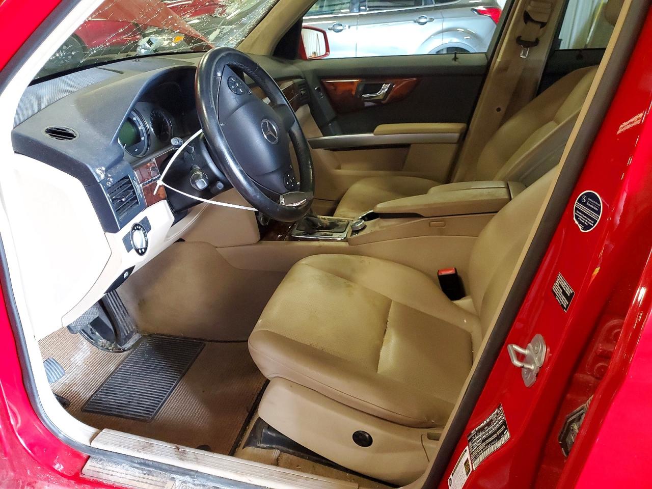 2010 Mercedes-benz Glk 350 4matic Red vin: WDCGG8HB6AF352801