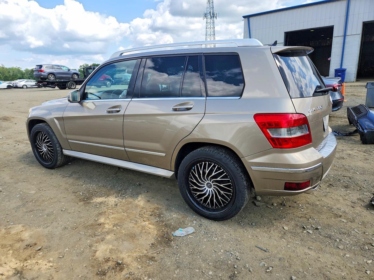 2010 Mercedes-benz Glk 350 4matic Желто-коричневый vin: WDCGG8HB6AF404542