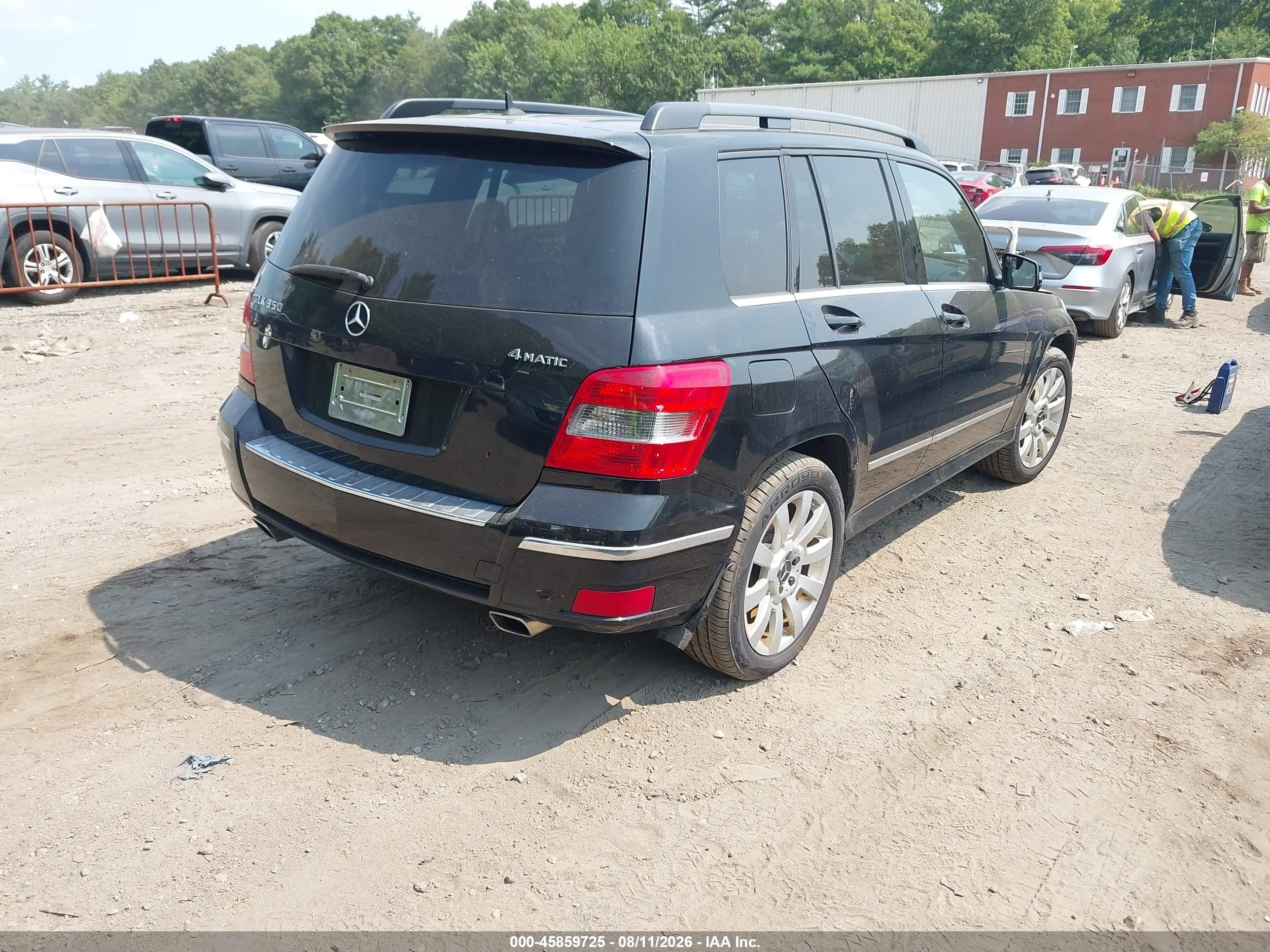 2011 Mercedes-benz Glk 350 4matic Черный vin: WDCGG8HB6BF566706