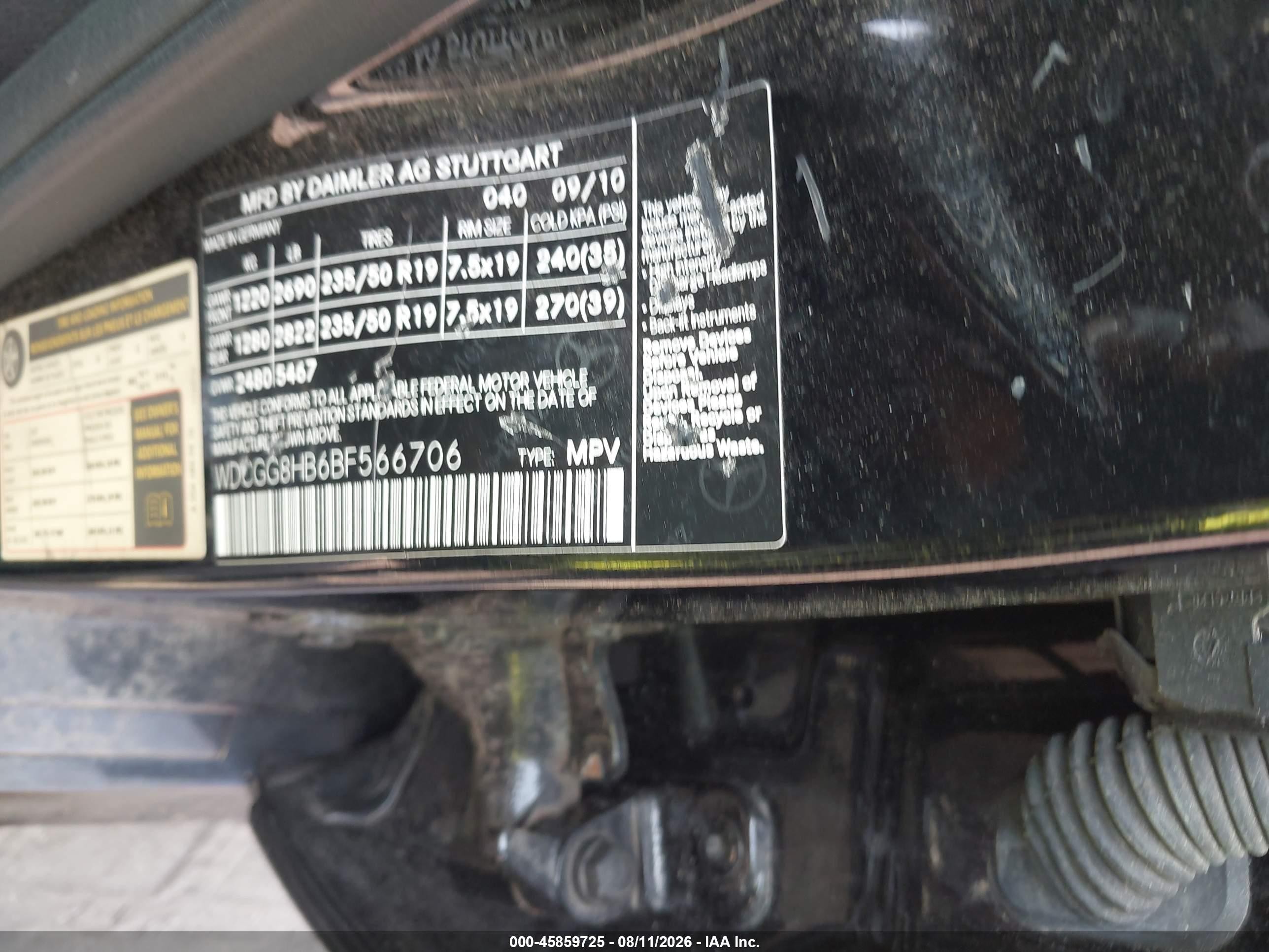 2011 Mercedes-benz Glk 350 4matic Черный vin: WDCGG8HB6BF566706