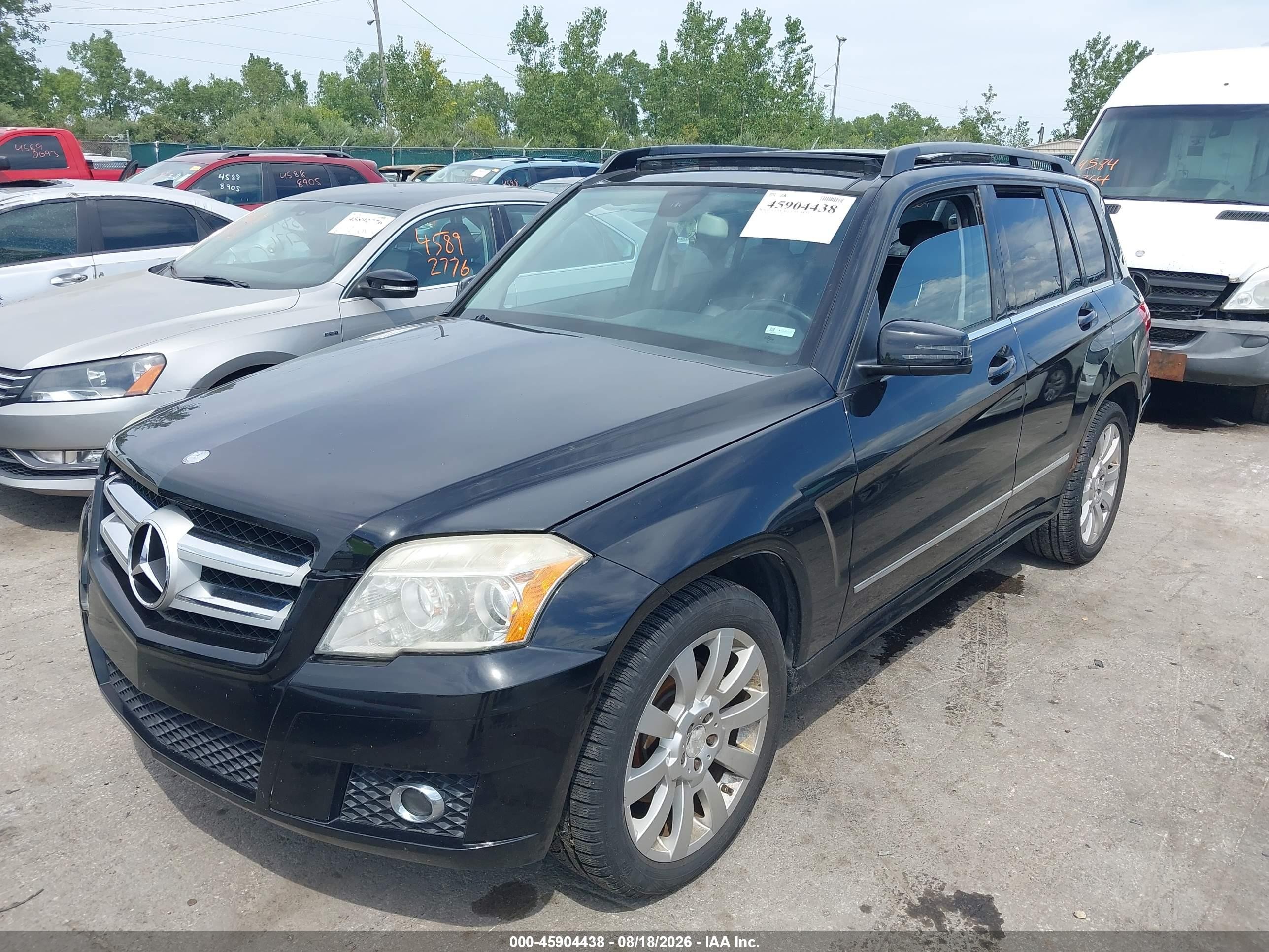 2011 Mercedes-benz Glk 350 4matic Black vin: WDCGG8HB6BF570397