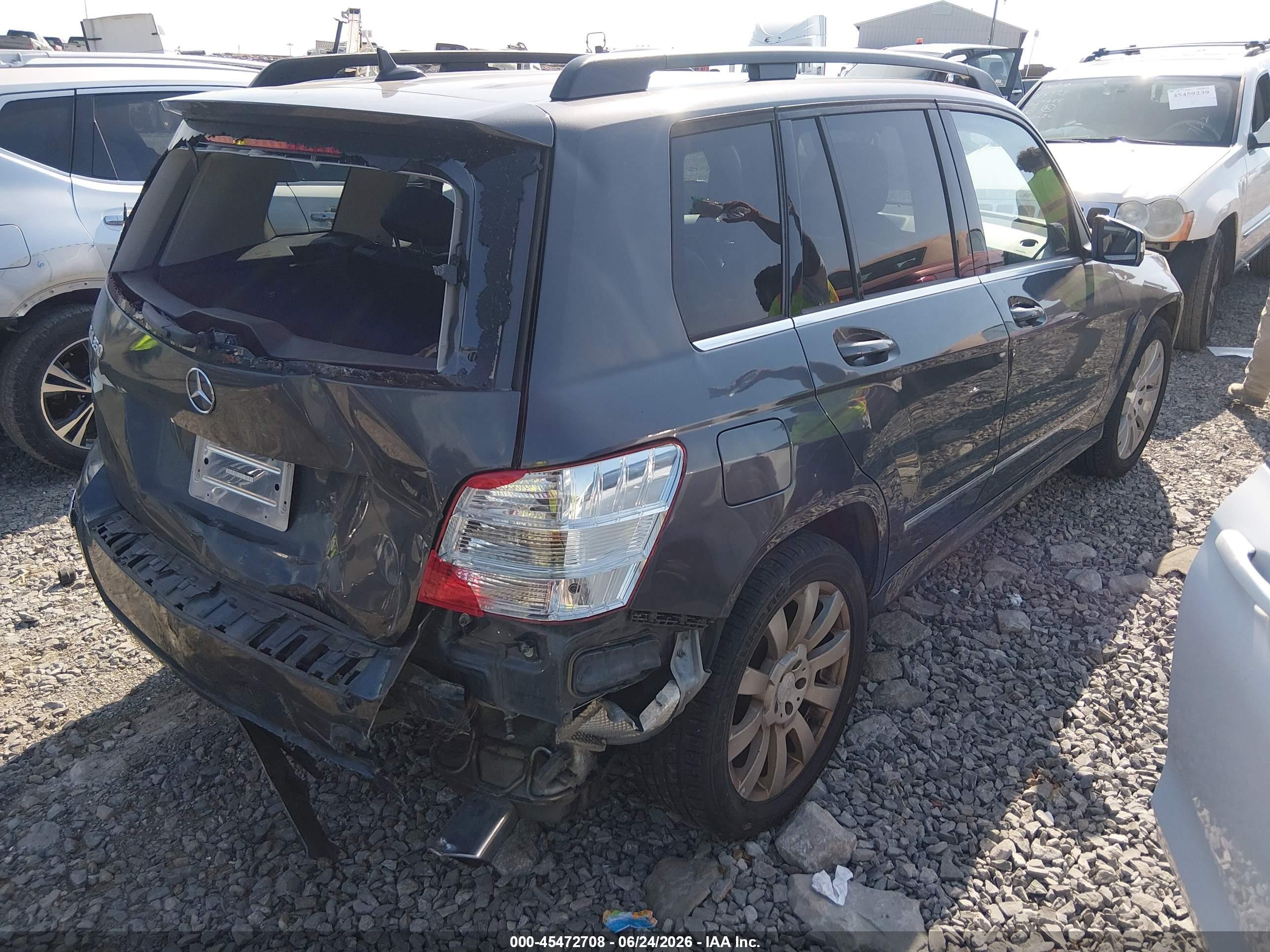 2011 Mercedes-benz Glk 350 4matic Серый vin: WDCGG8HB6BF576376