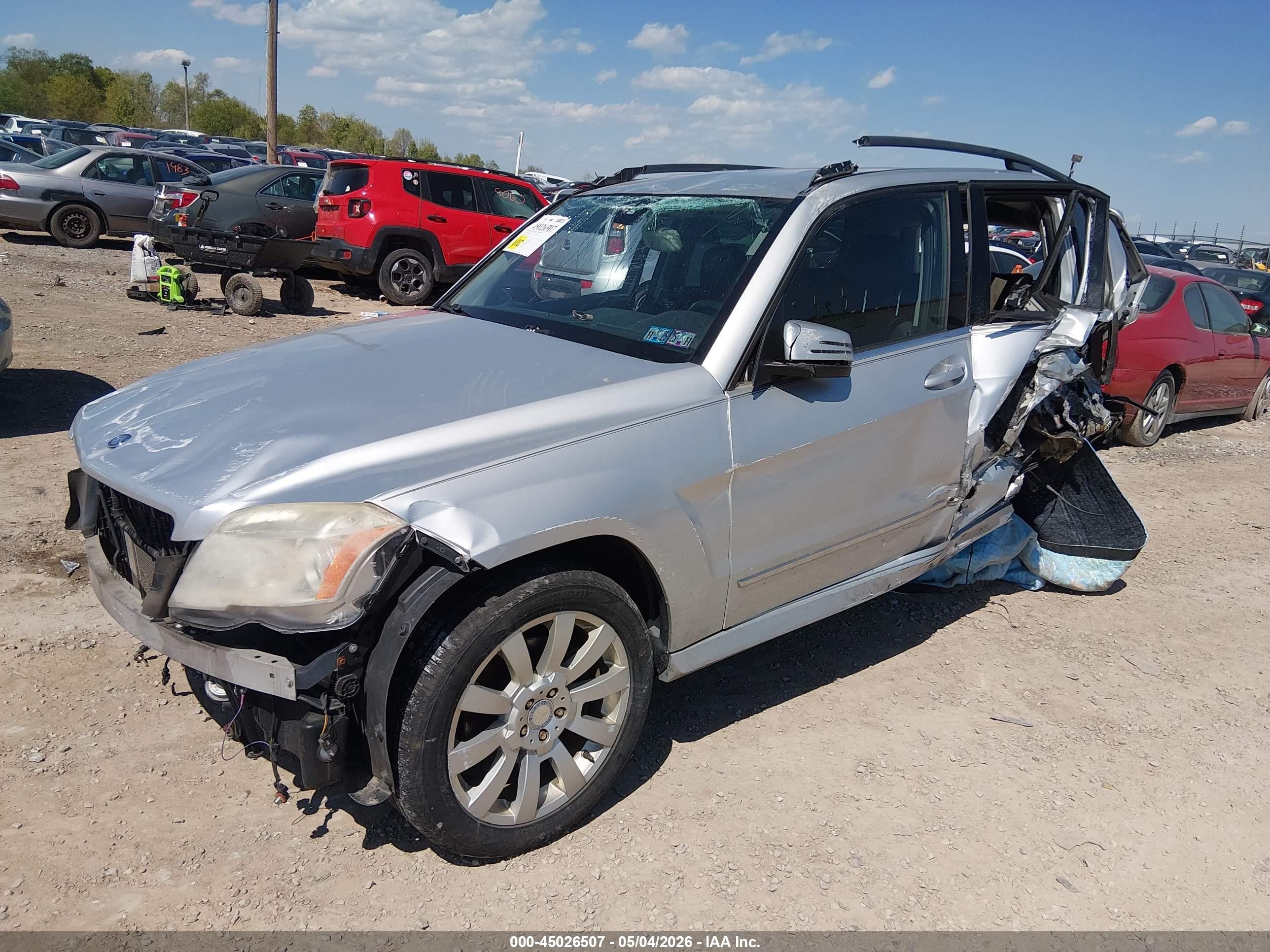 2012 Mercedes-benz Glk 350 4matic Silver vin: WDCGG8HB6CF766289