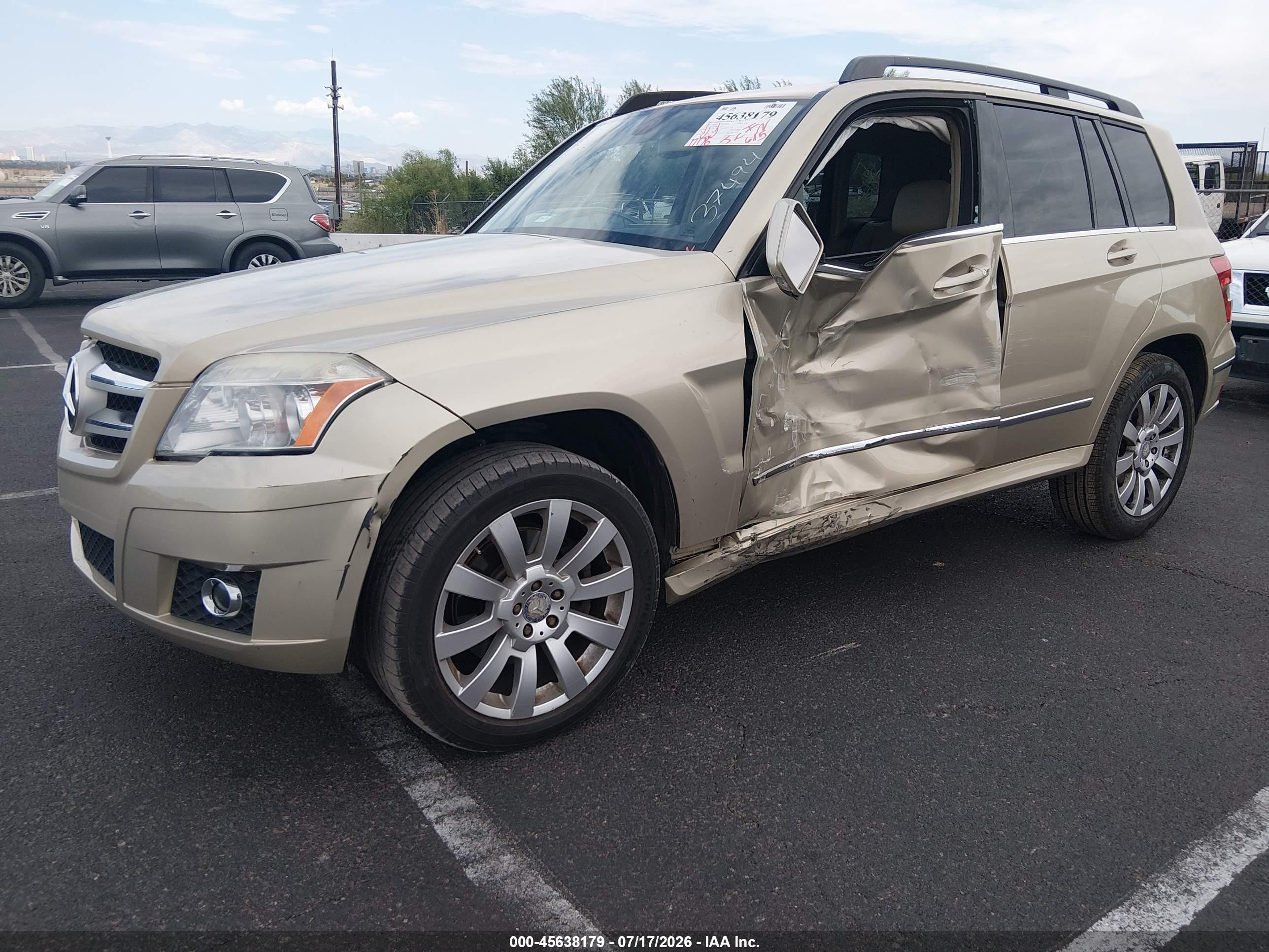2012 Mercedes-benz Glk 350 4matic Tan vin: WDCGG8HB6CF777213