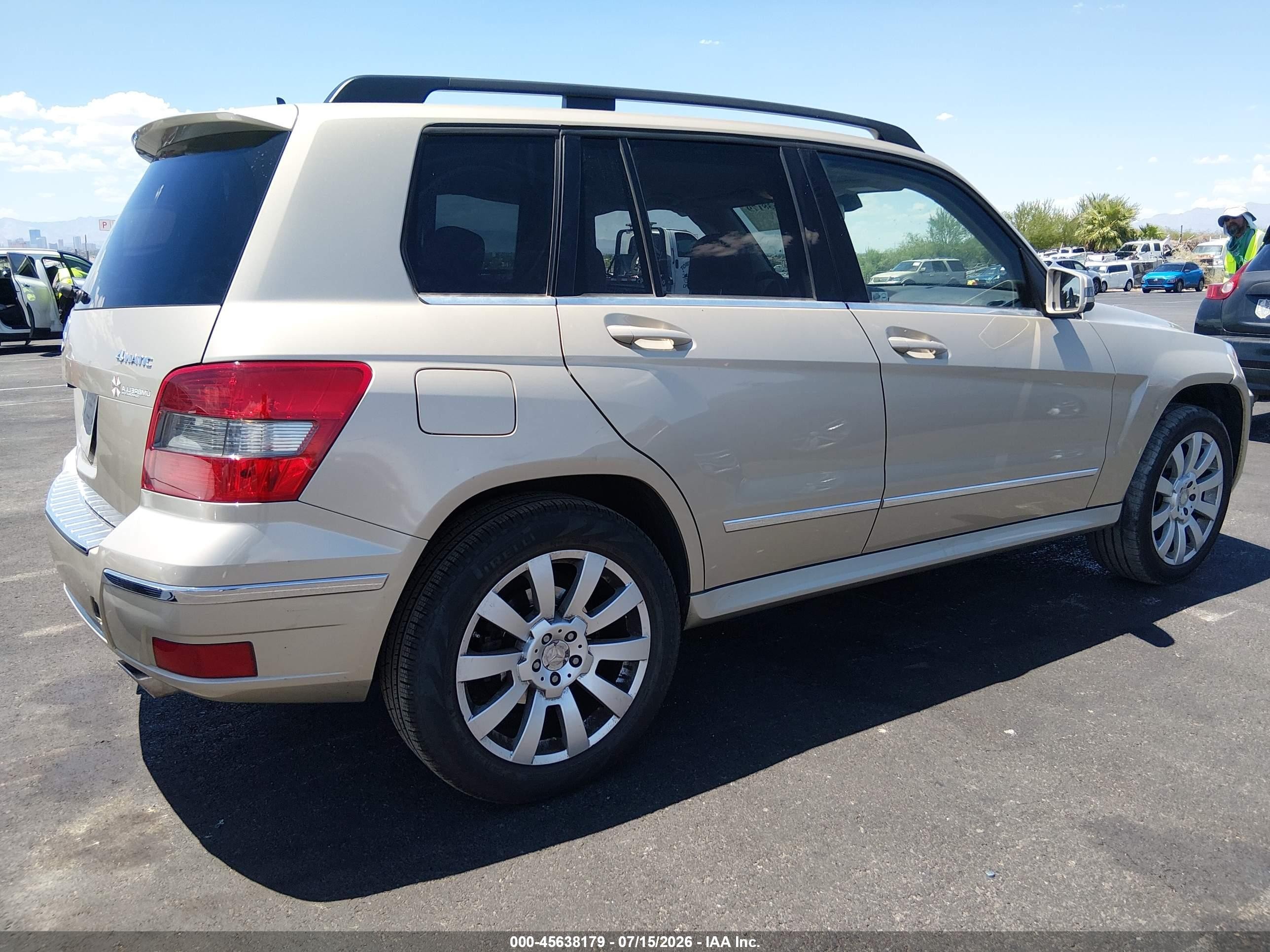 2012 Mercedes-benz Glk 350 4matic Tan vin: WDCGG8HB6CF777213
