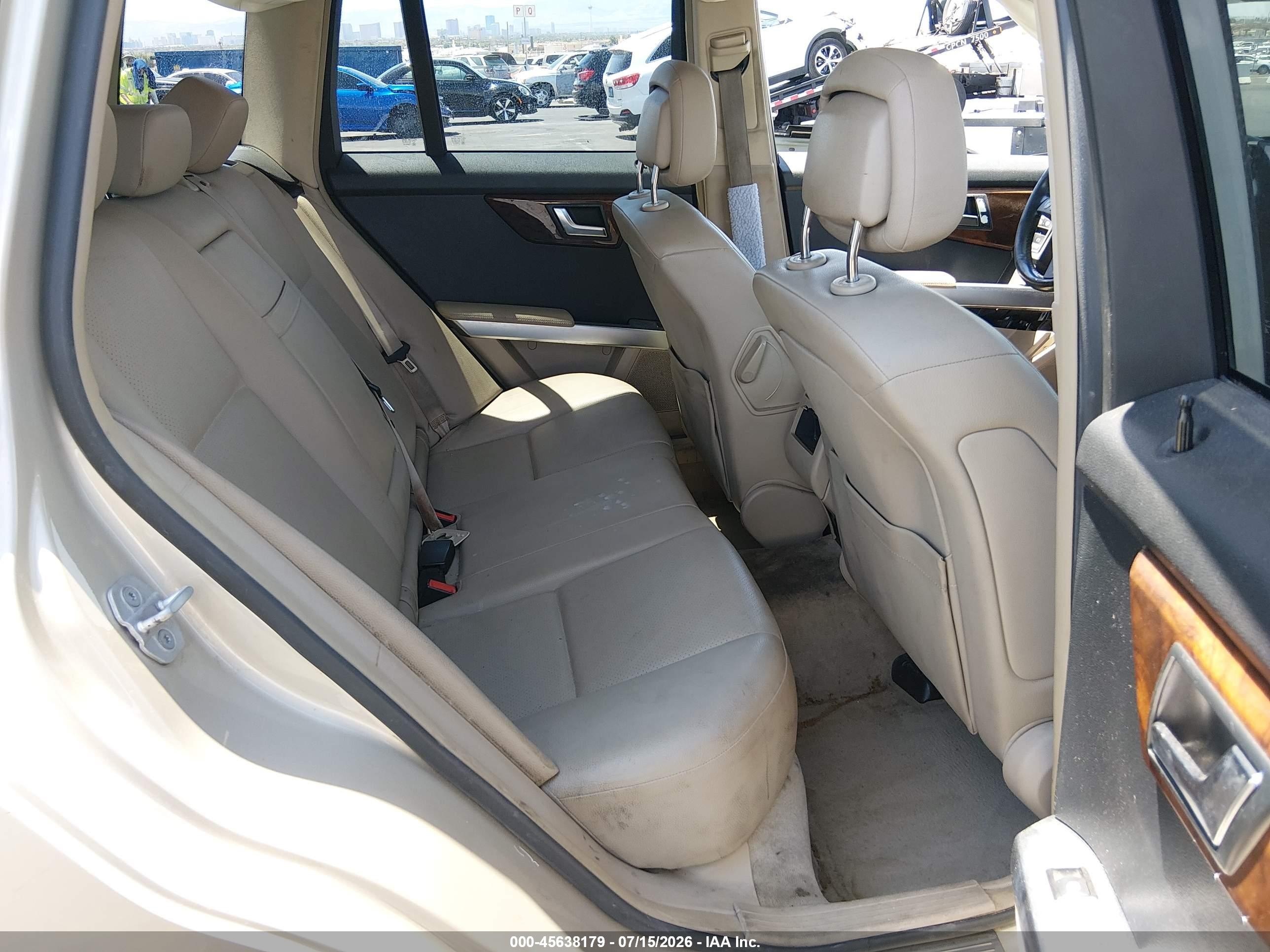 2012 Mercedes-benz Glk 350 4matic Tan vin: WDCGG8HB6CF777213
