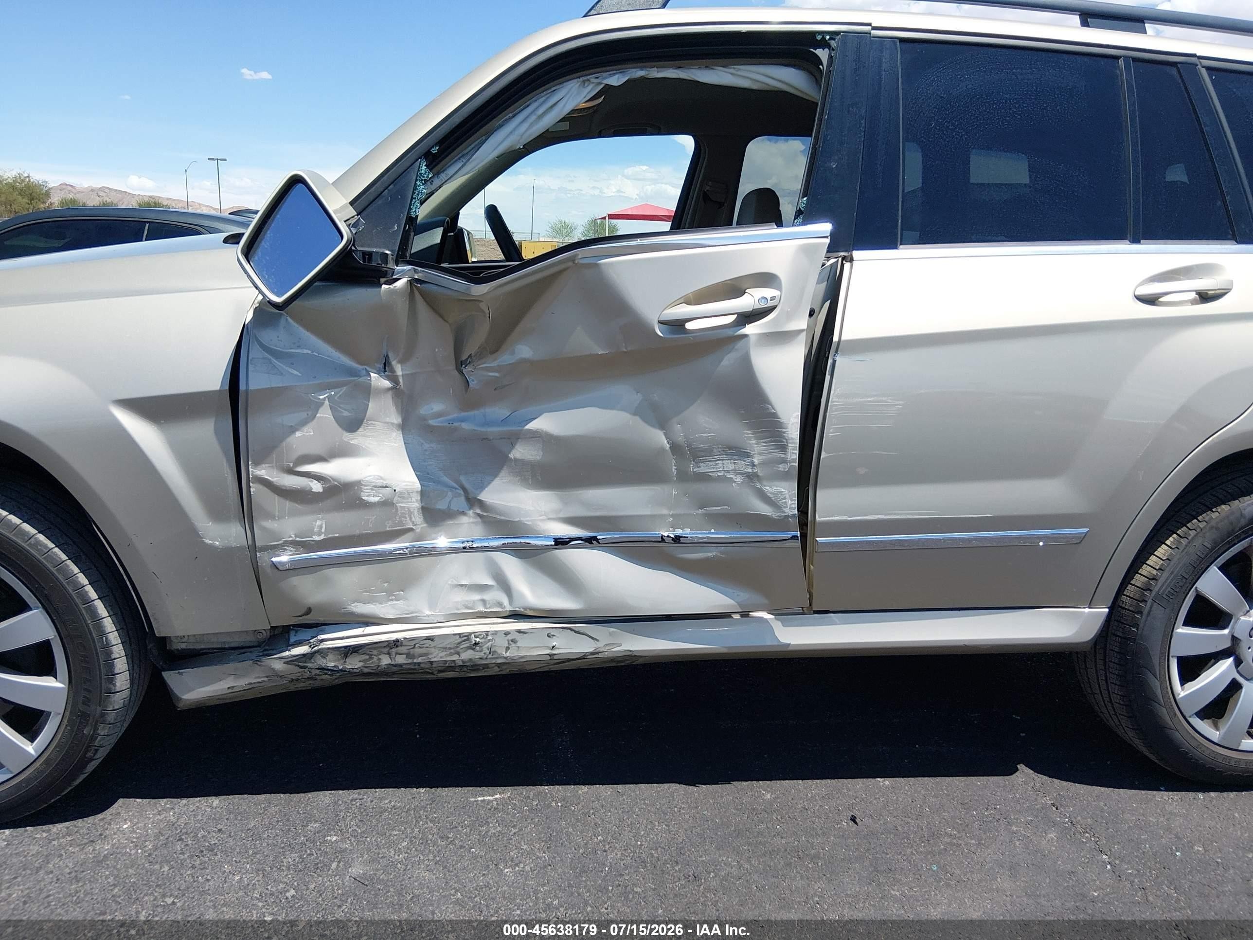 2012 Mercedes-benz Glk 350 4matic Tan vin: WDCGG8HB6CF777213