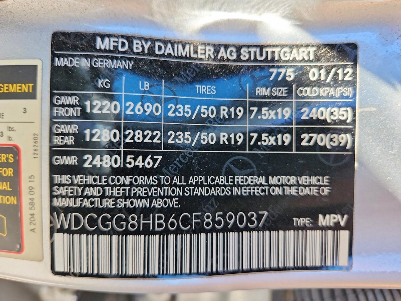 2012 Mercedes-benz Glk 350 4matic Серебряный vin: WDCGG8HB6CF859037