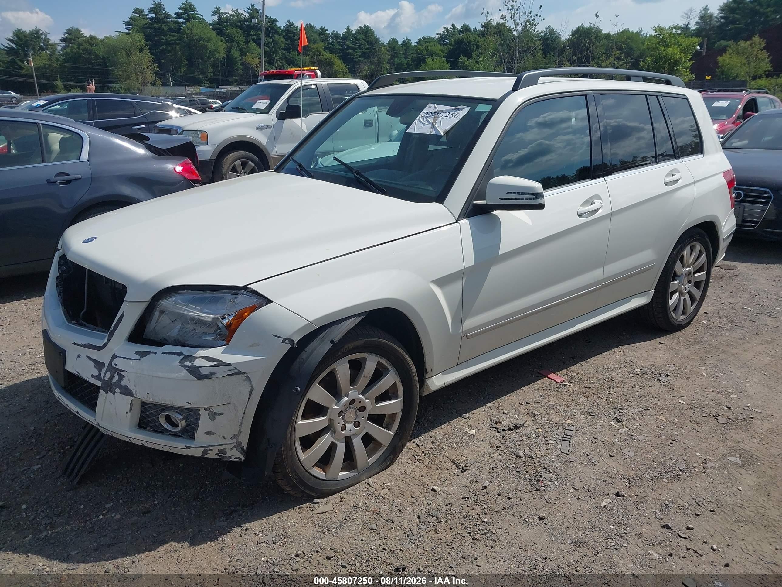 2012 Mercedes-benz Glk 350 4matic White vin: WDCGG8HB6CF867106