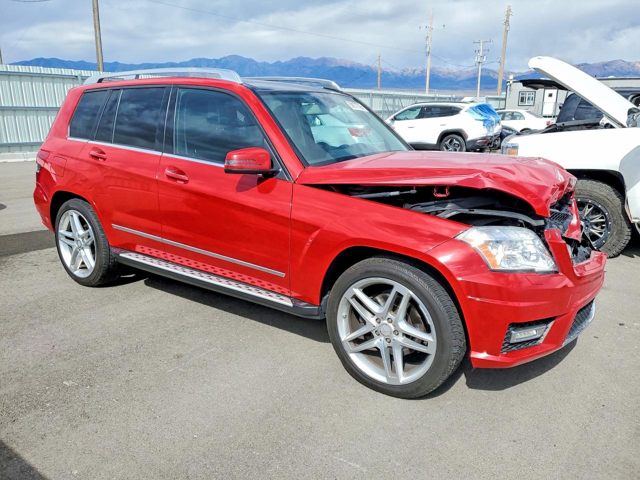 2012 Mercedes-benz Glk 350 4matic Red vin: WDCGG8HB6CF893205