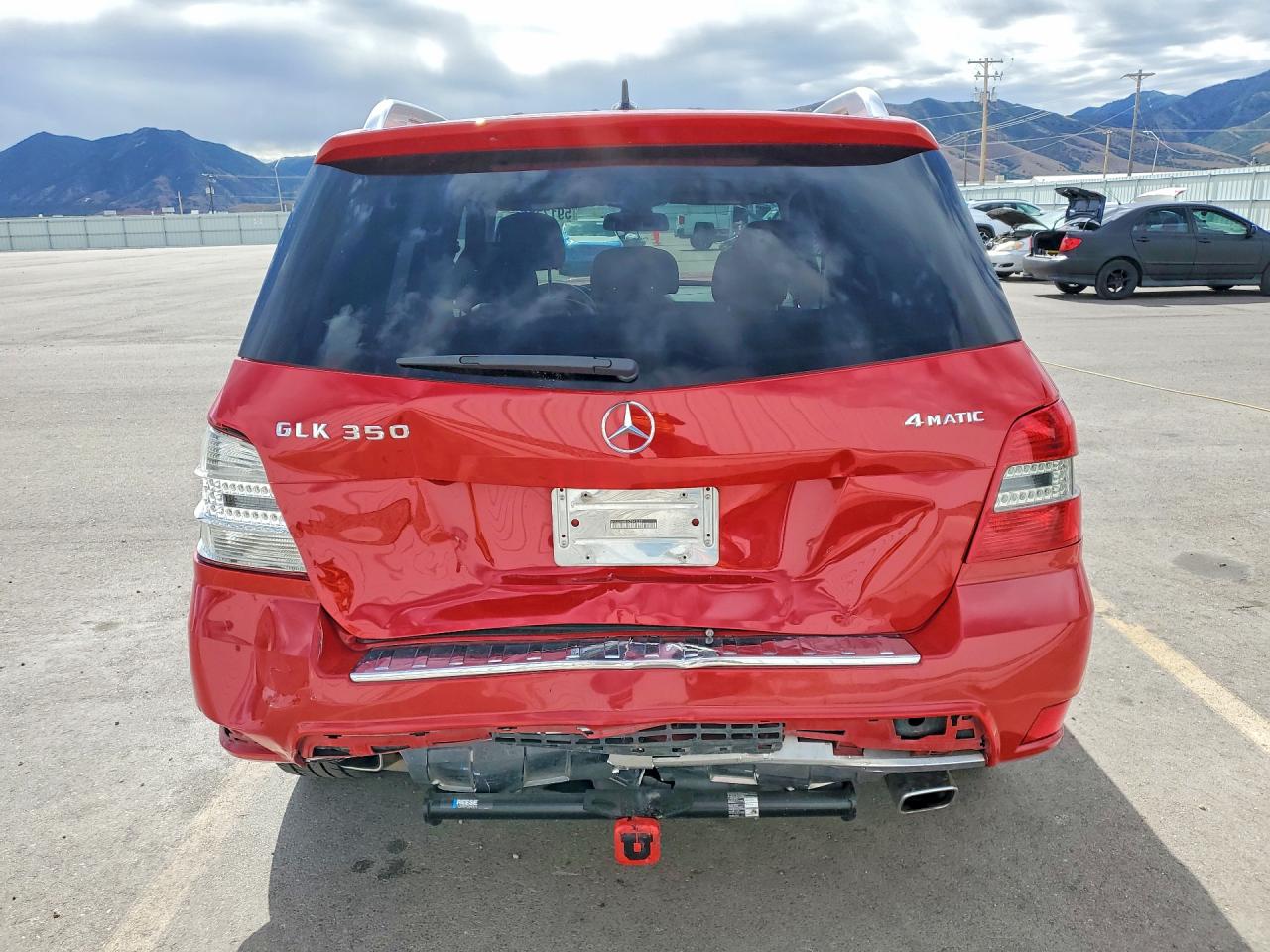 2012 Mercedes-benz Glk 350 4matic Red vin: WDCGG8HB6CF893205