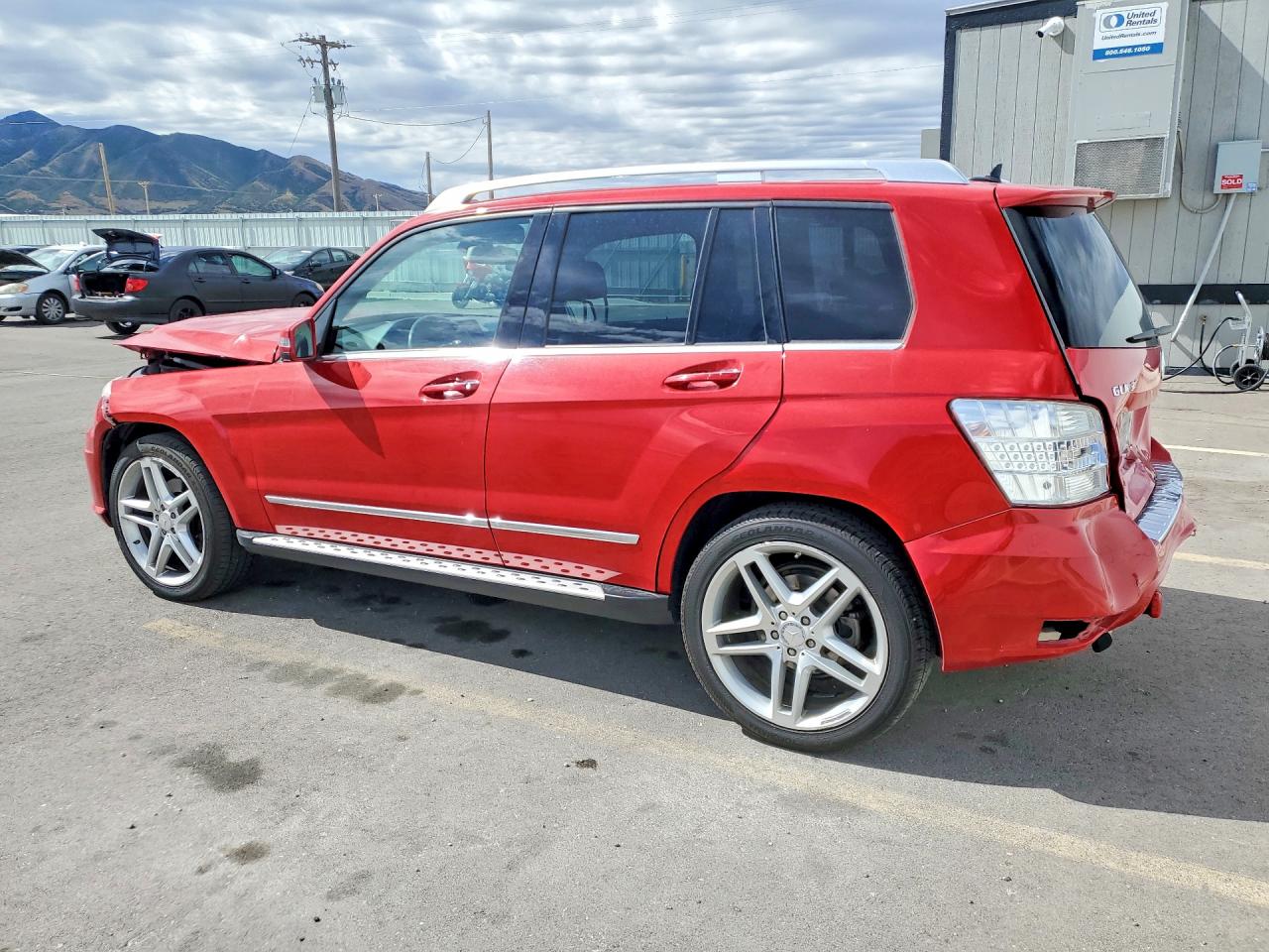 2012 Mercedes-benz Glk 350 4matic Red vin: WDCGG8HB6CF893205
