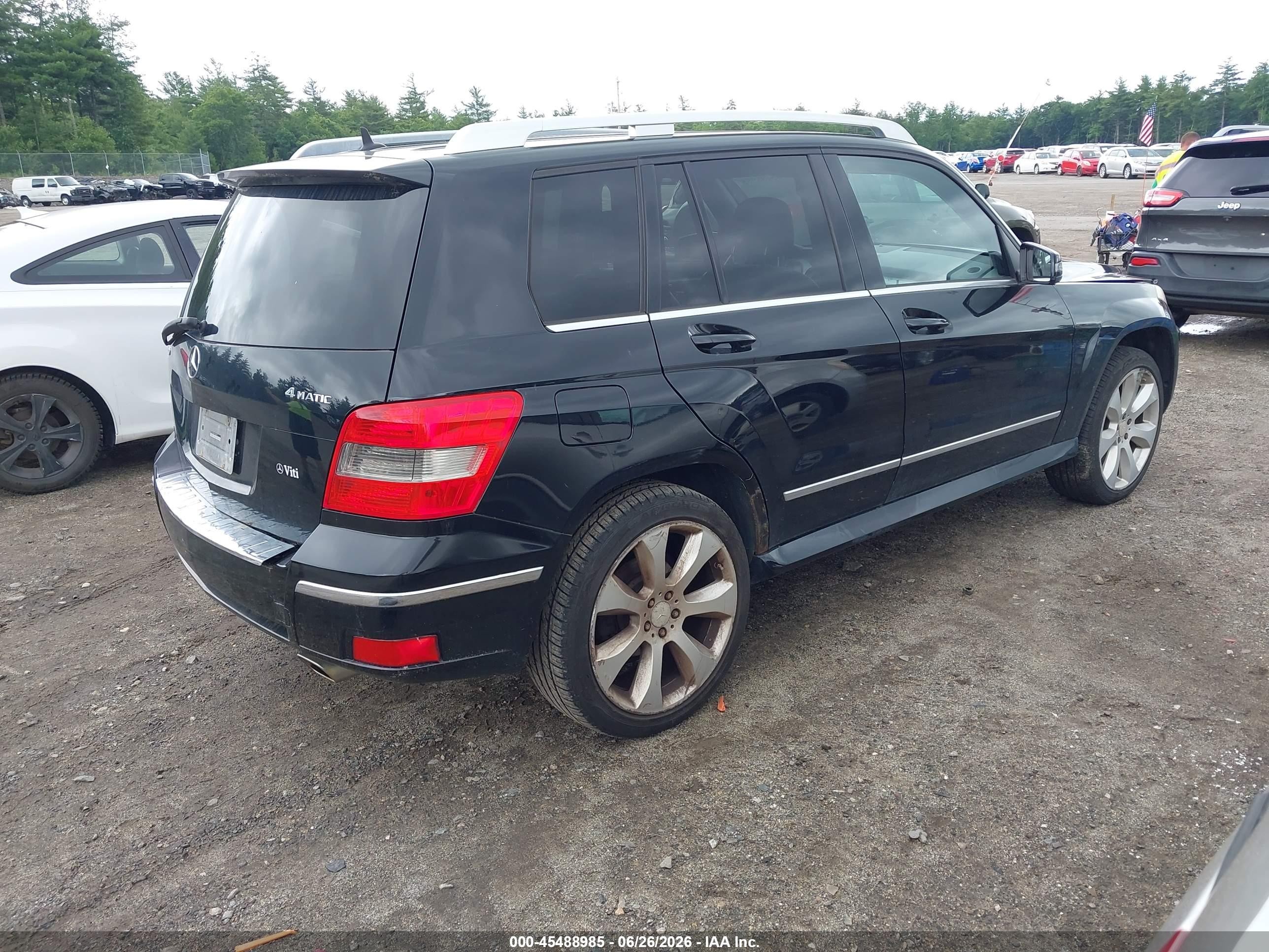 2010 Mercedes-benz Glk 350 4matic Черный vin: WDCGG8HB7AF428297
