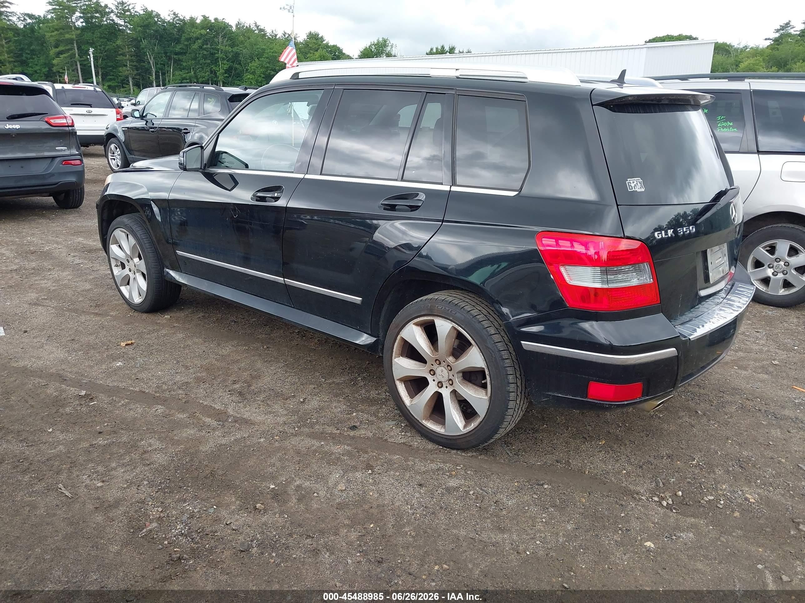 2010 Mercedes-benz Glk 350 4matic Черный vin: WDCGG8HB7AF428297