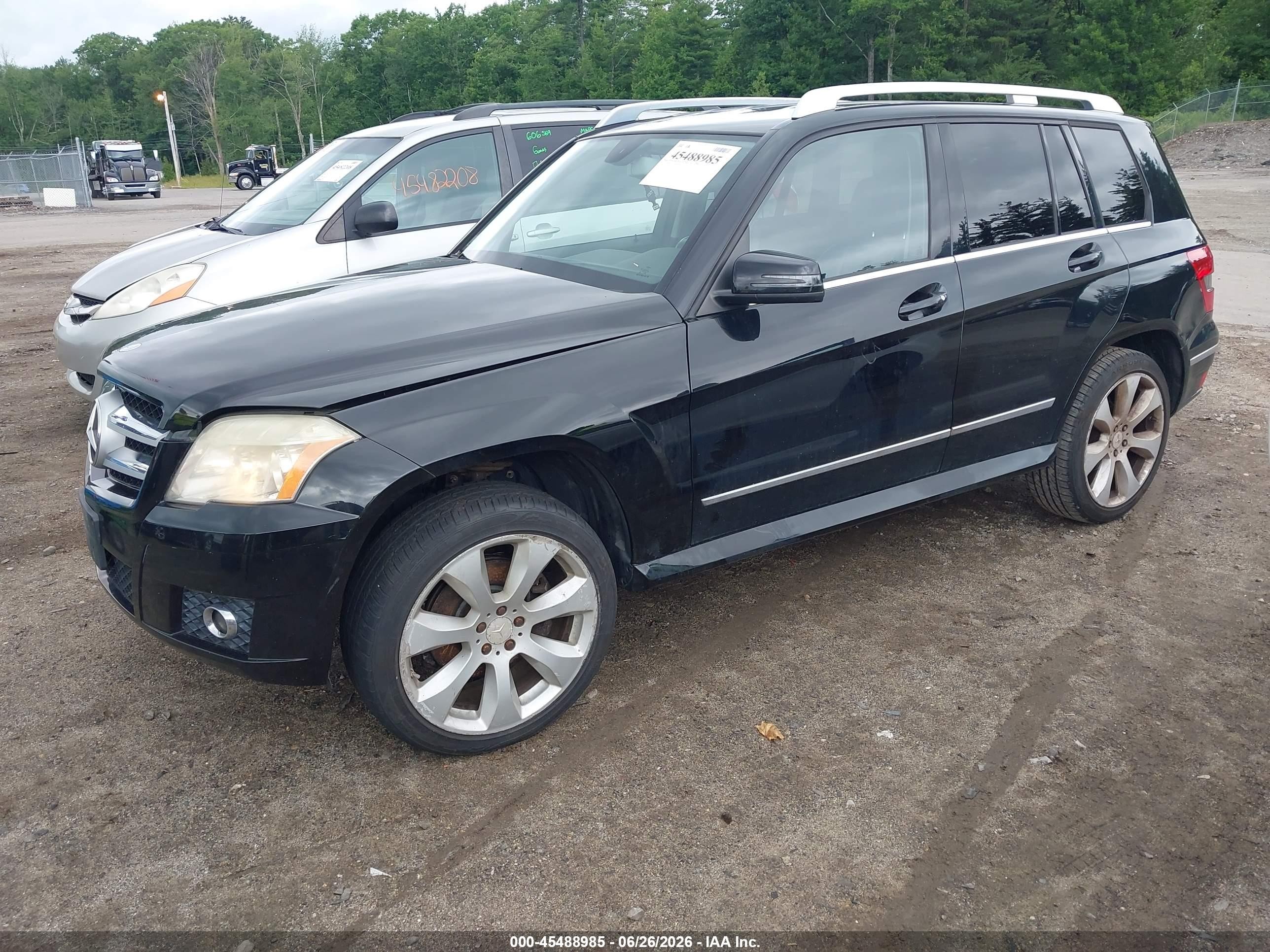 2010 Mercedes-benz Glk 350 4matic Черный vin: WDCGG8HB7AF428297