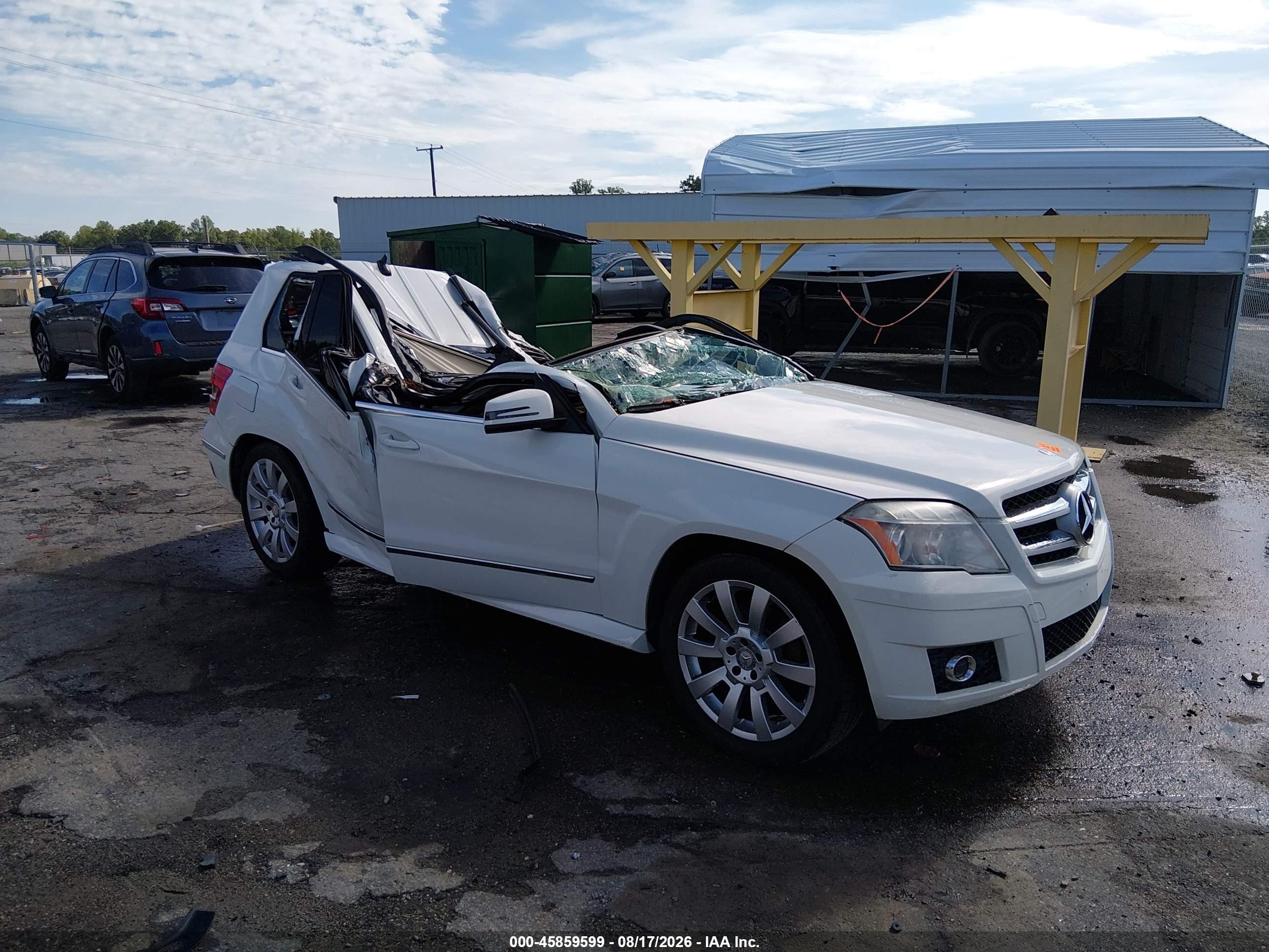 2010 Mercedes-benz Glk 350 4matic White vin: WDCGG8HB7AF437856