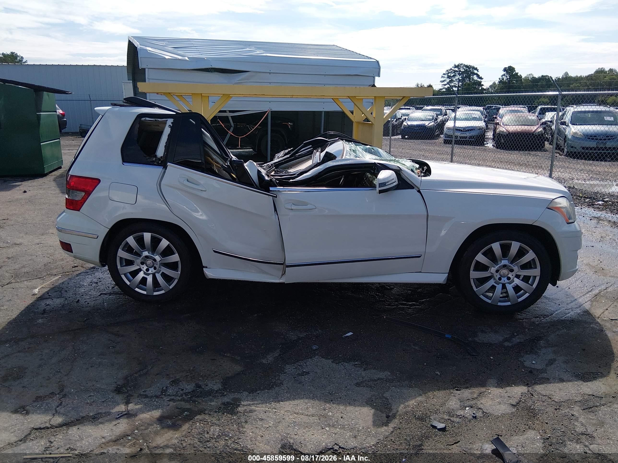 2010 Mercedes-benz Glk 350 4matic White vin: WDCGG8HB7AF437856
