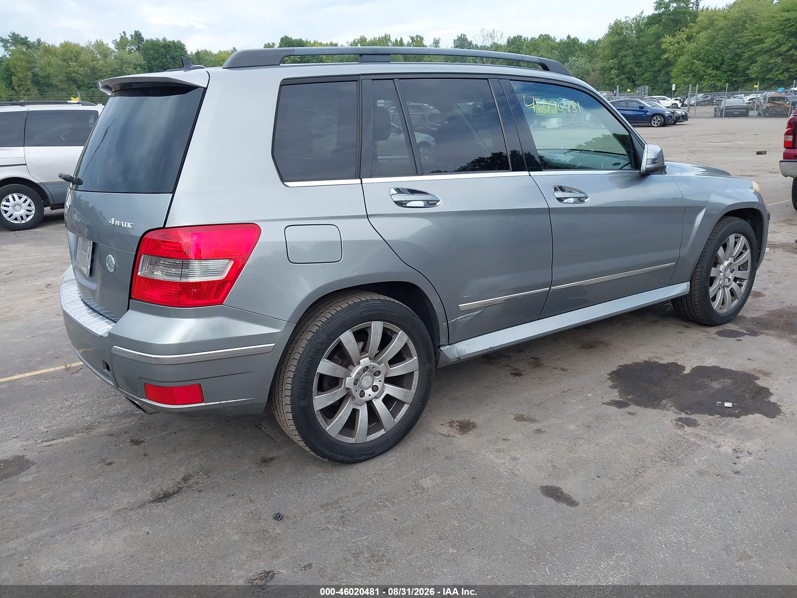 2010 Mercedes-benz Glk 350 4matic Gray vin: WDCGG8HB7AF491836