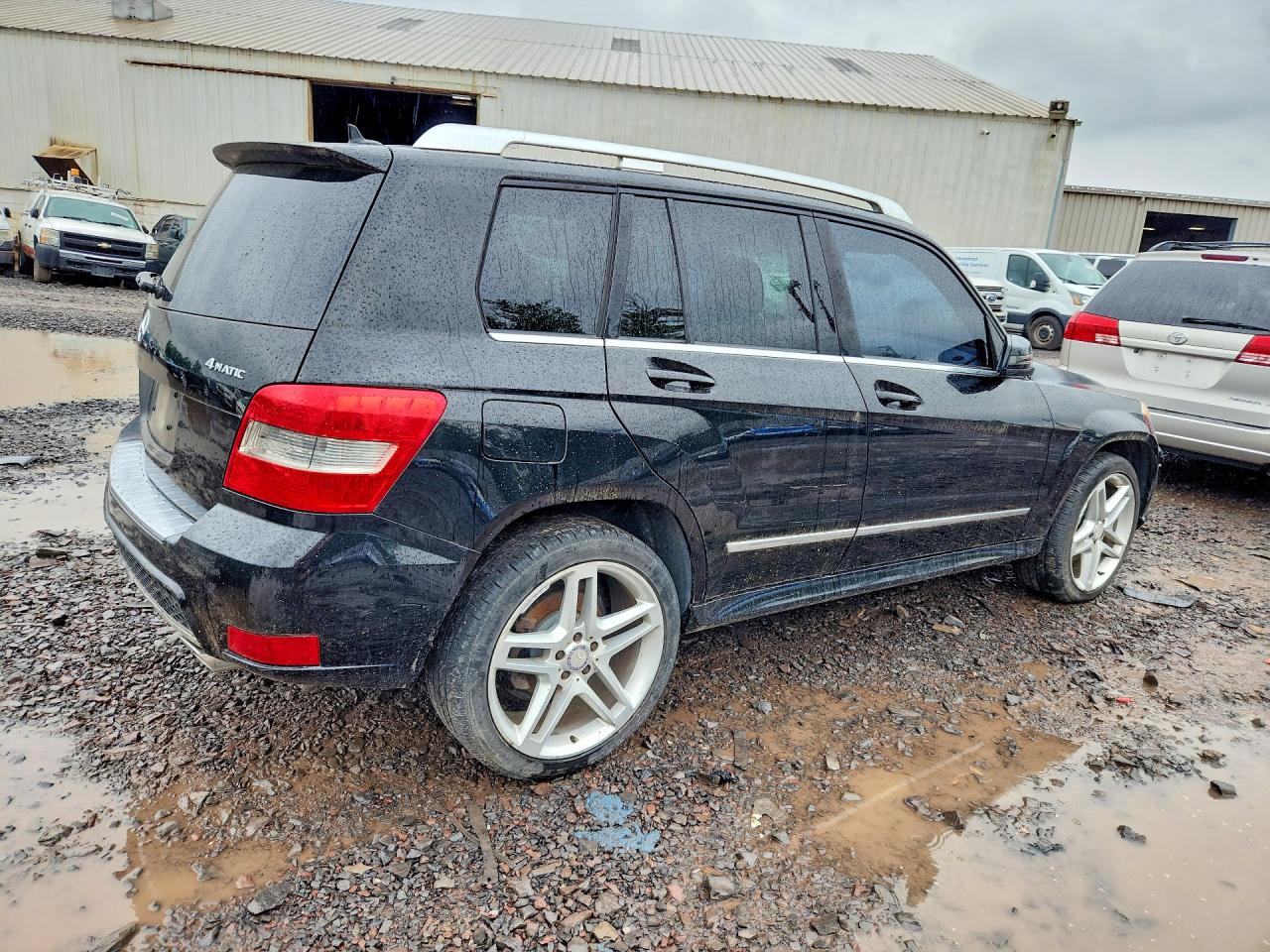 2011 Mercedes-benz Glk 350 4matic Black vin: WDCGG8HB7BF527915
