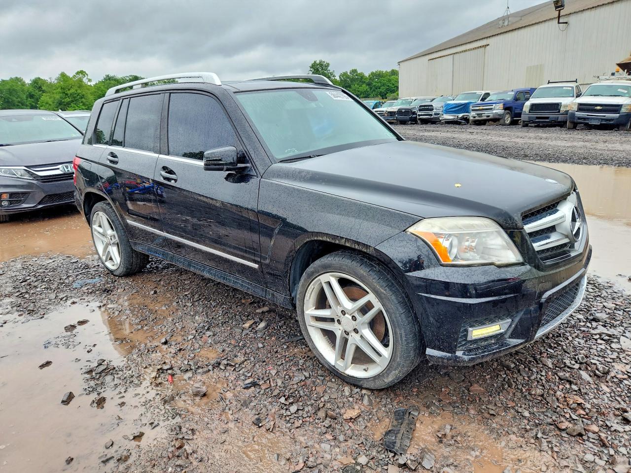 2011 Mercedes-benz Glk 350 4matic Black vin: WDCGG8HB7BF527915
