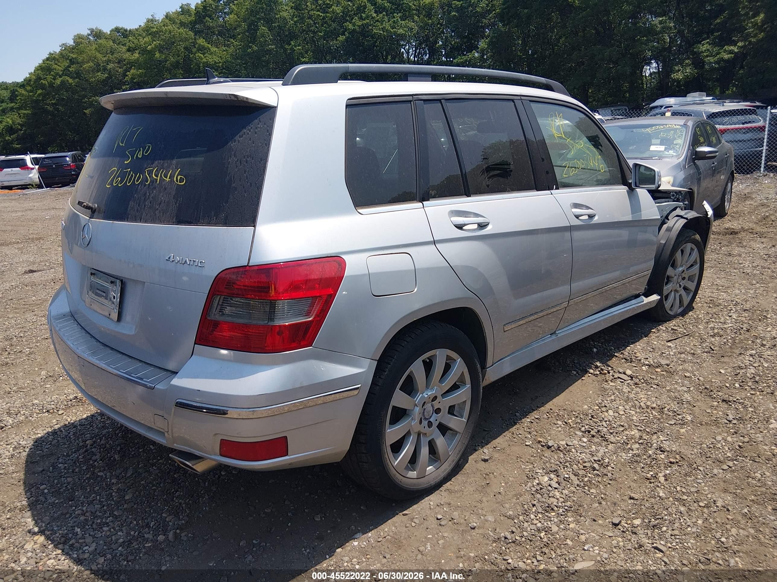 2011 Mercedes-benz Glk 350 4matic Gray vin: WDCGG8HB7BF678138