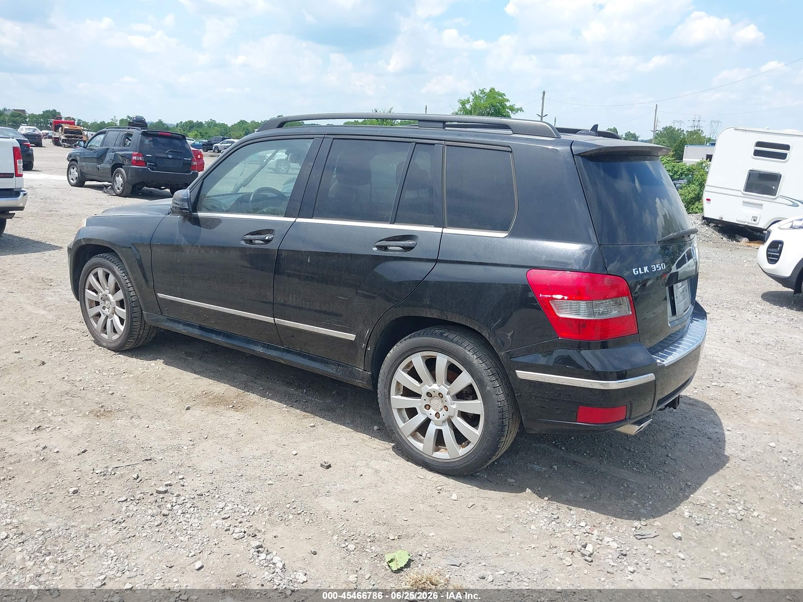 2012 Mercedes-benz Glk 350 4matic Black vin: WDCGG8HB7CF880740