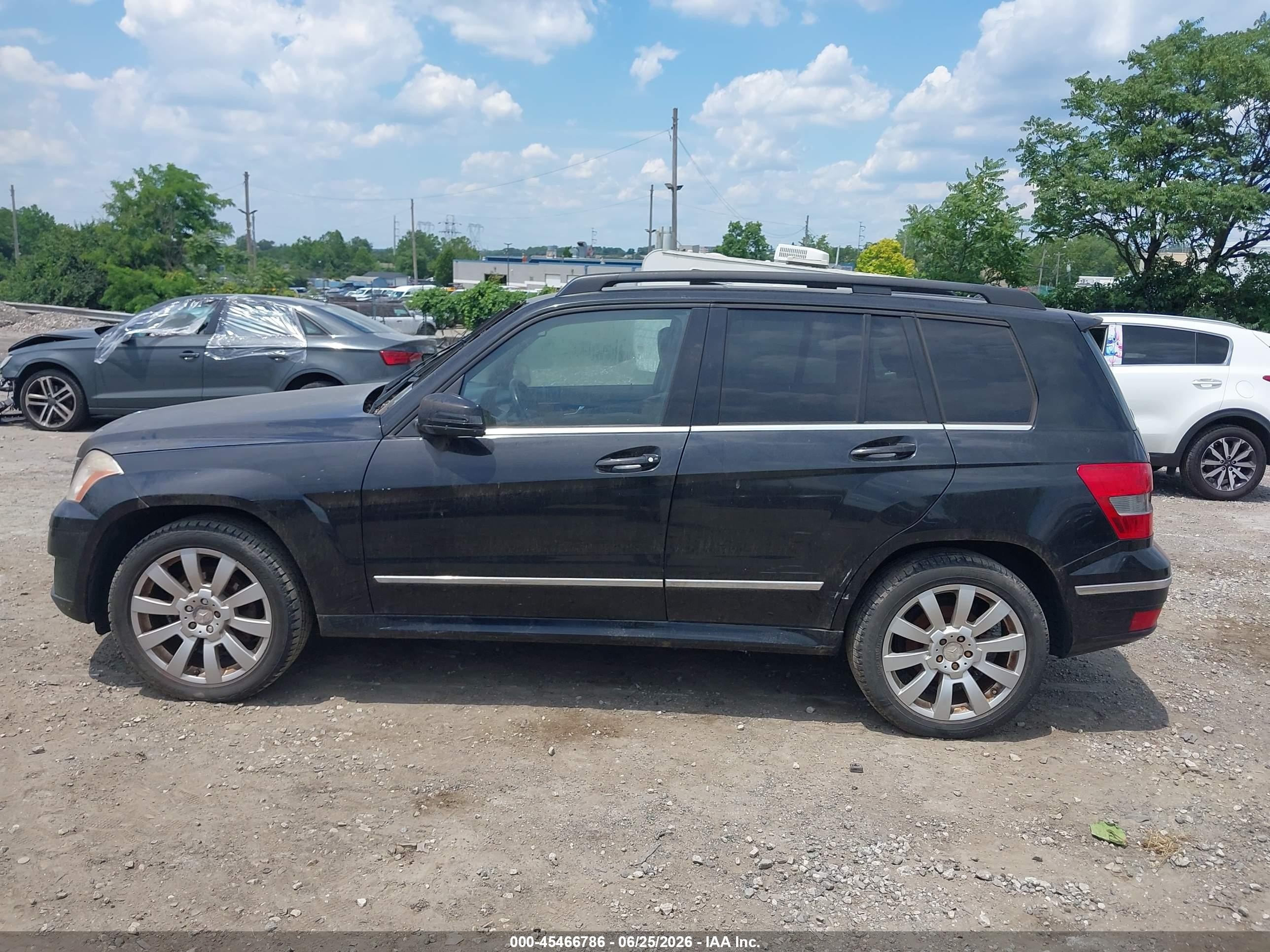 2012 Mercedes-benz Glk 350 4matic Black vin: WDCGG8HB7CF880740