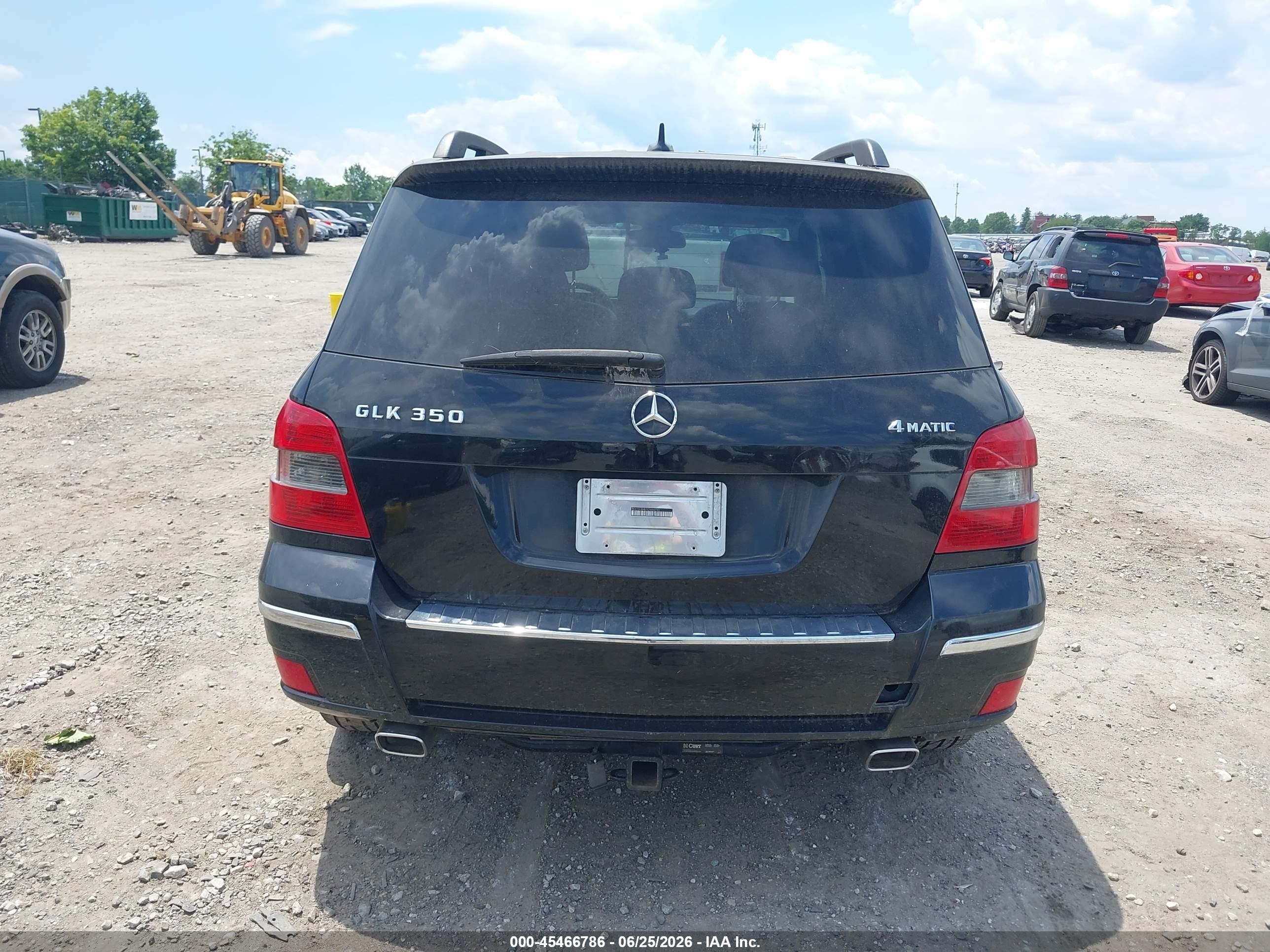 2012 Mercedes-benz Glk 350 4matic Black vin: WDCGG8HB7CF880740