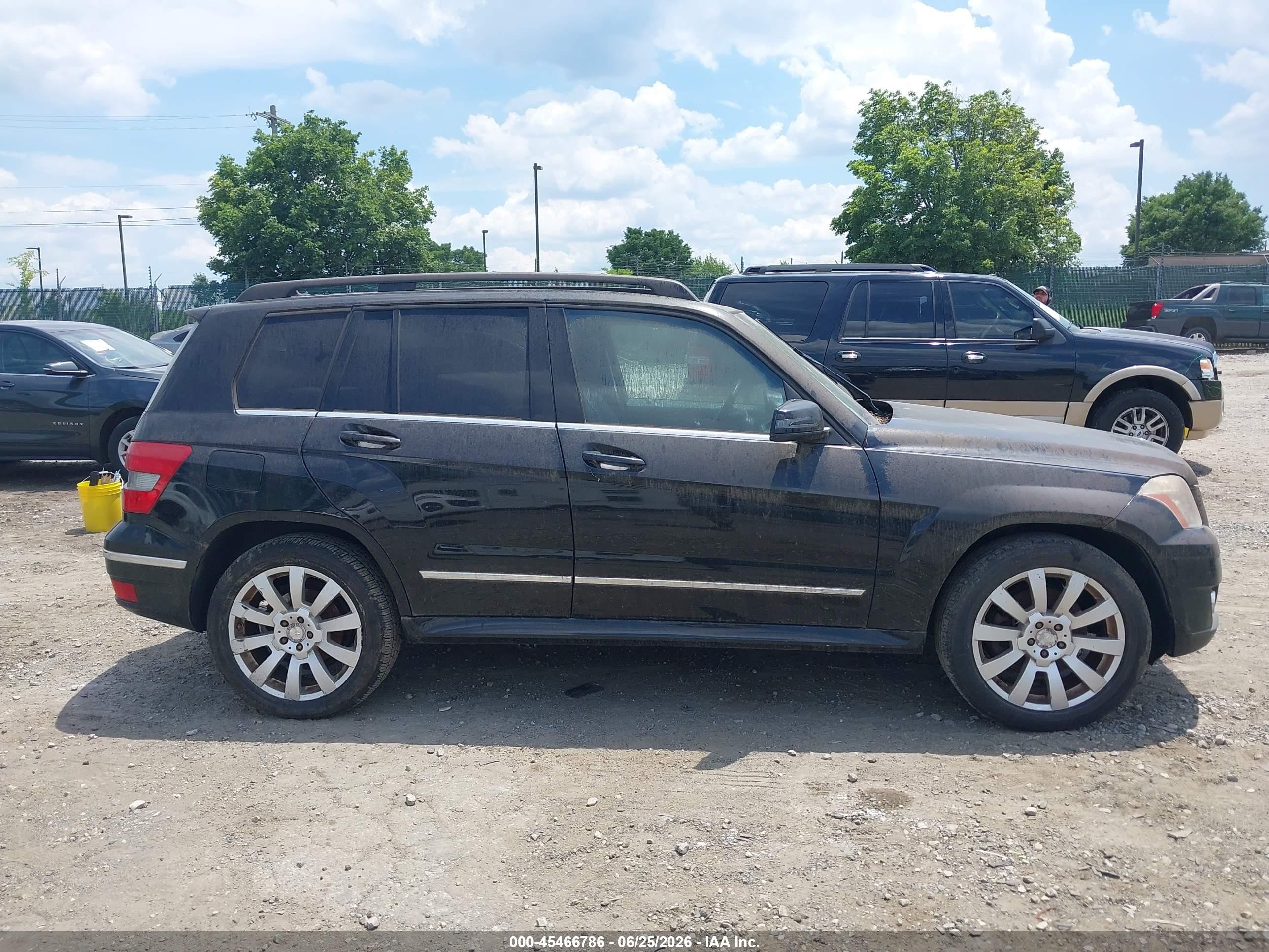 2012 Mercedes-benz Glk 350 4matic Black vin: WDCGG8HB7CF880740