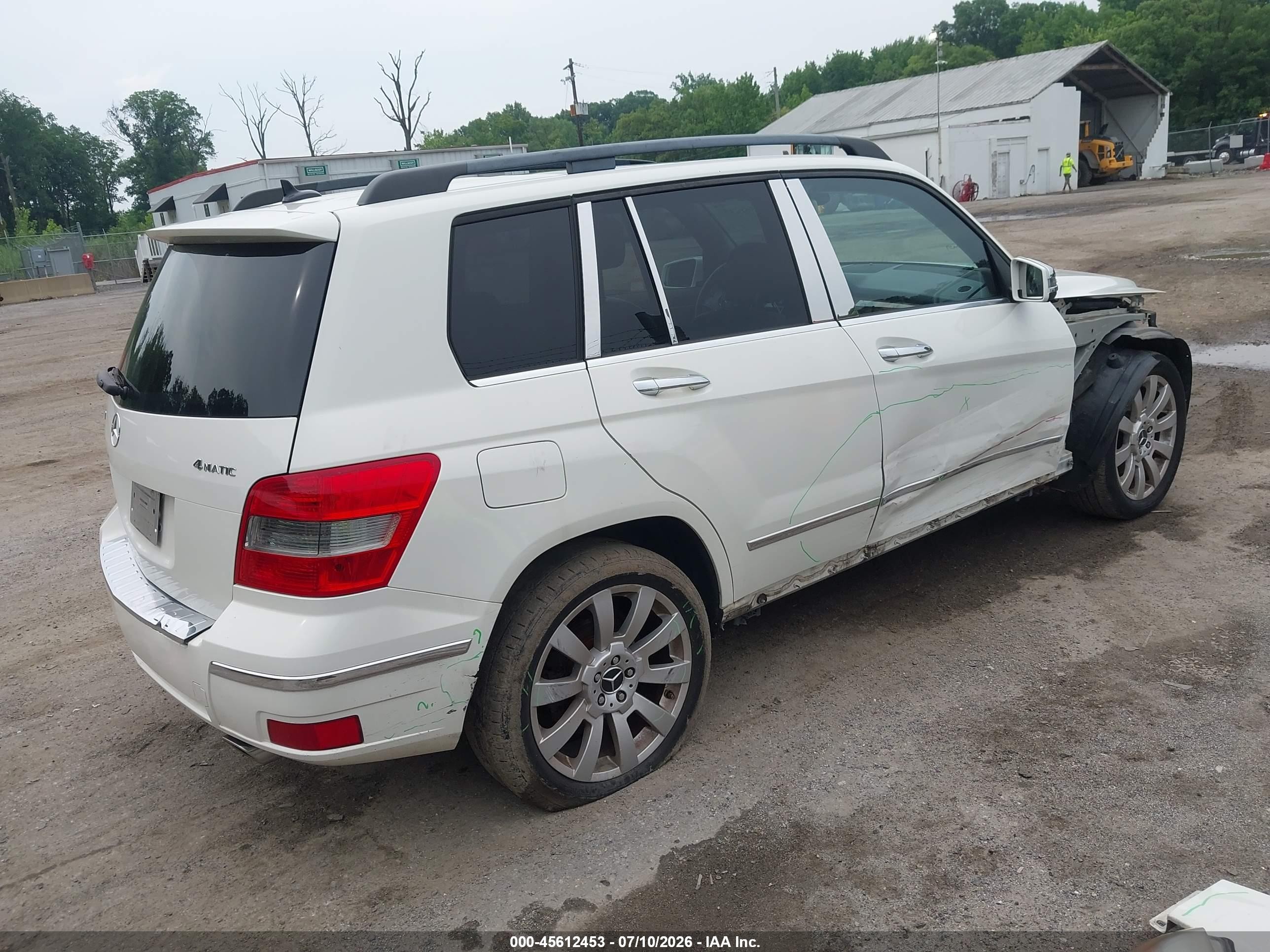 2010 Mercedes-benz Glk 350 4matic White vin: WDCGG8HB8AF373889