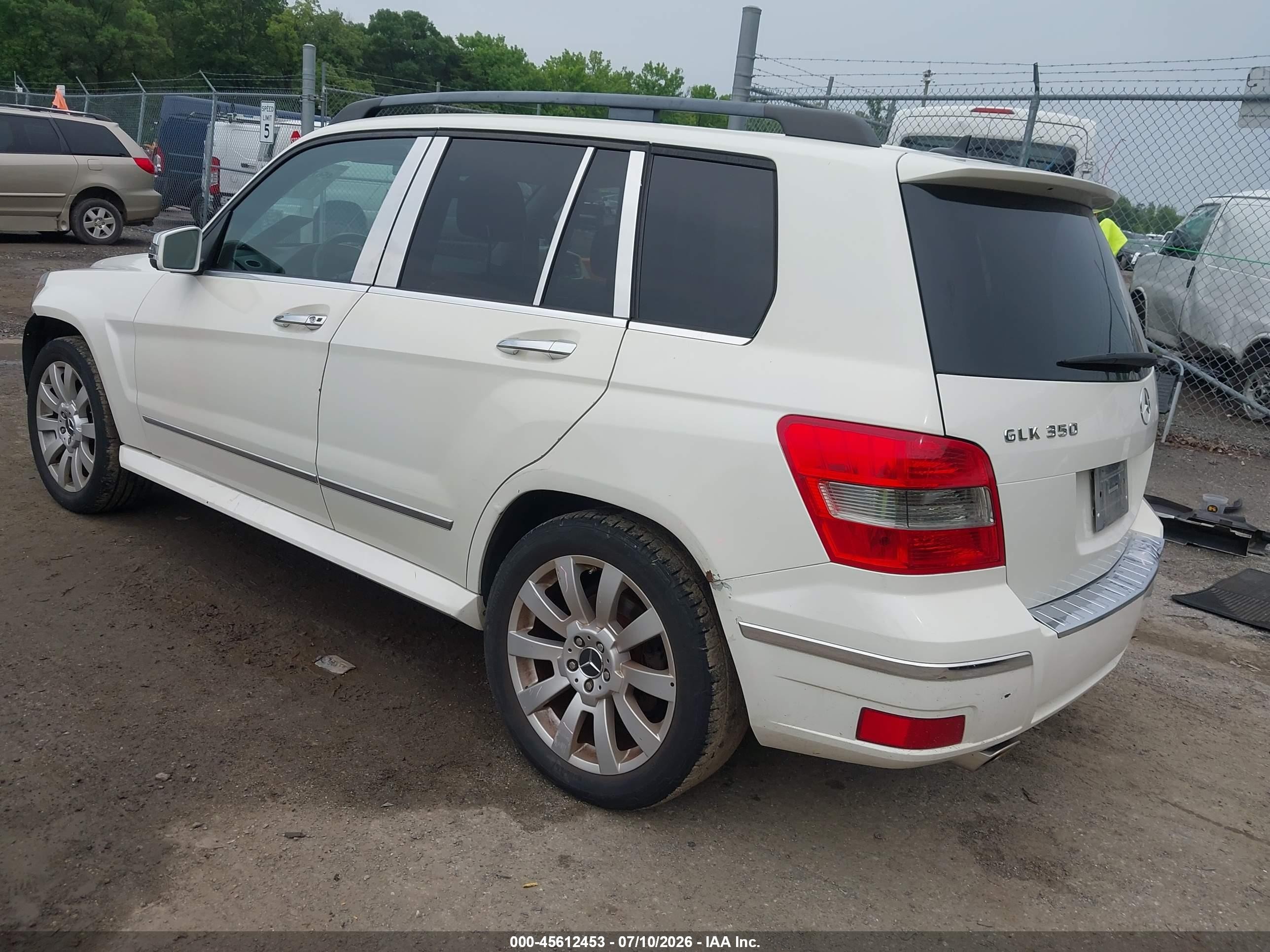 2010 Mercedes-benz Glk 350 4matic White vin: WDCGG8HB8AF373889